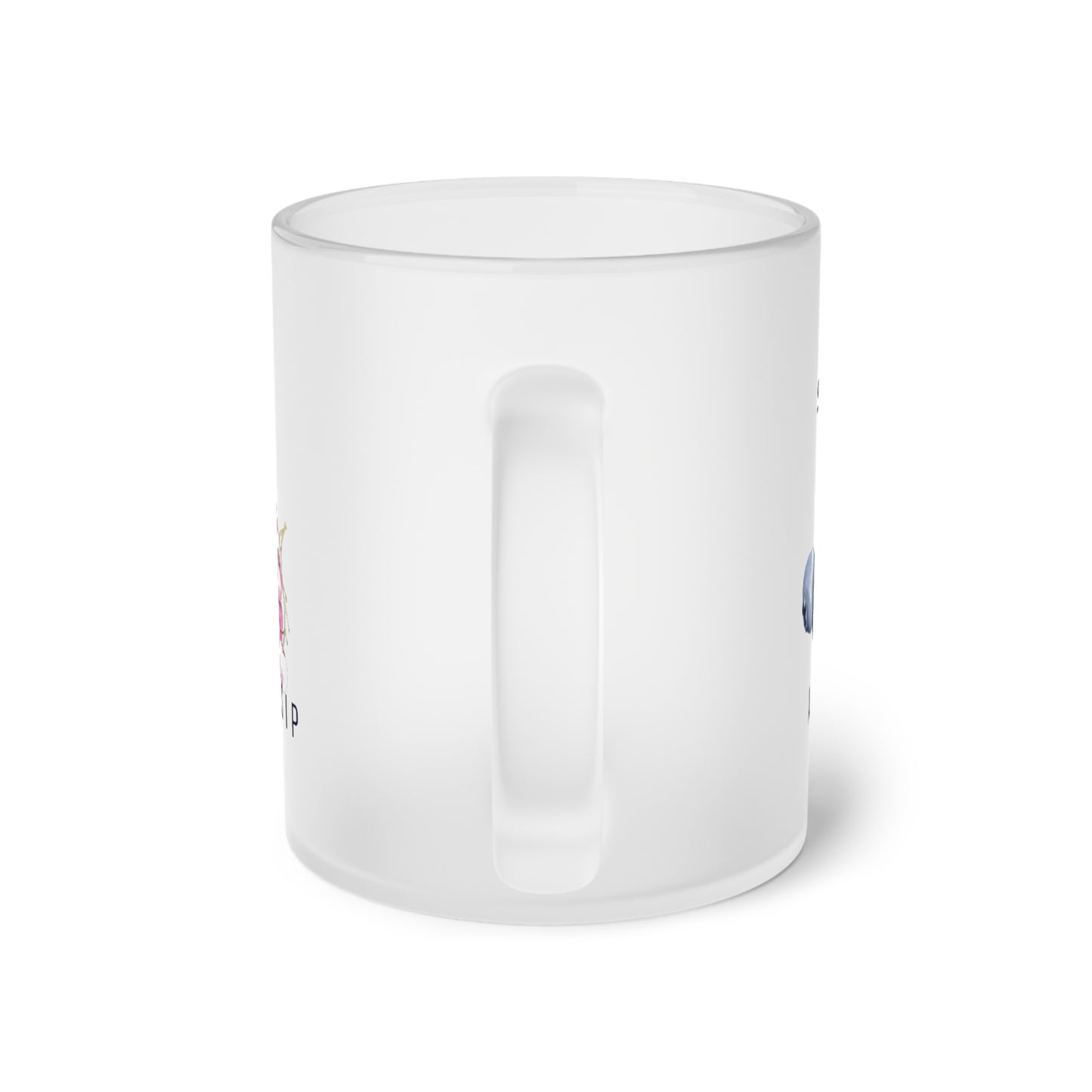 Frosted Glass Mug_ N Series SPW FGM PT2WW008_ Limited Edition product by WesternWaves