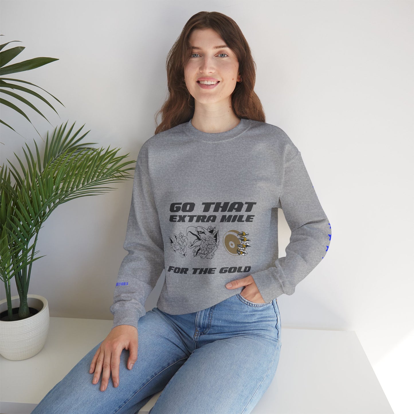 Unisex Heavy Blend™ Crewneck Sweatshirt_ N2 Sports Series SPW UHBCSS PT2WW005_ Limited Edition ‘Zeztz’ Brand Sports Elements by WesternWaves: