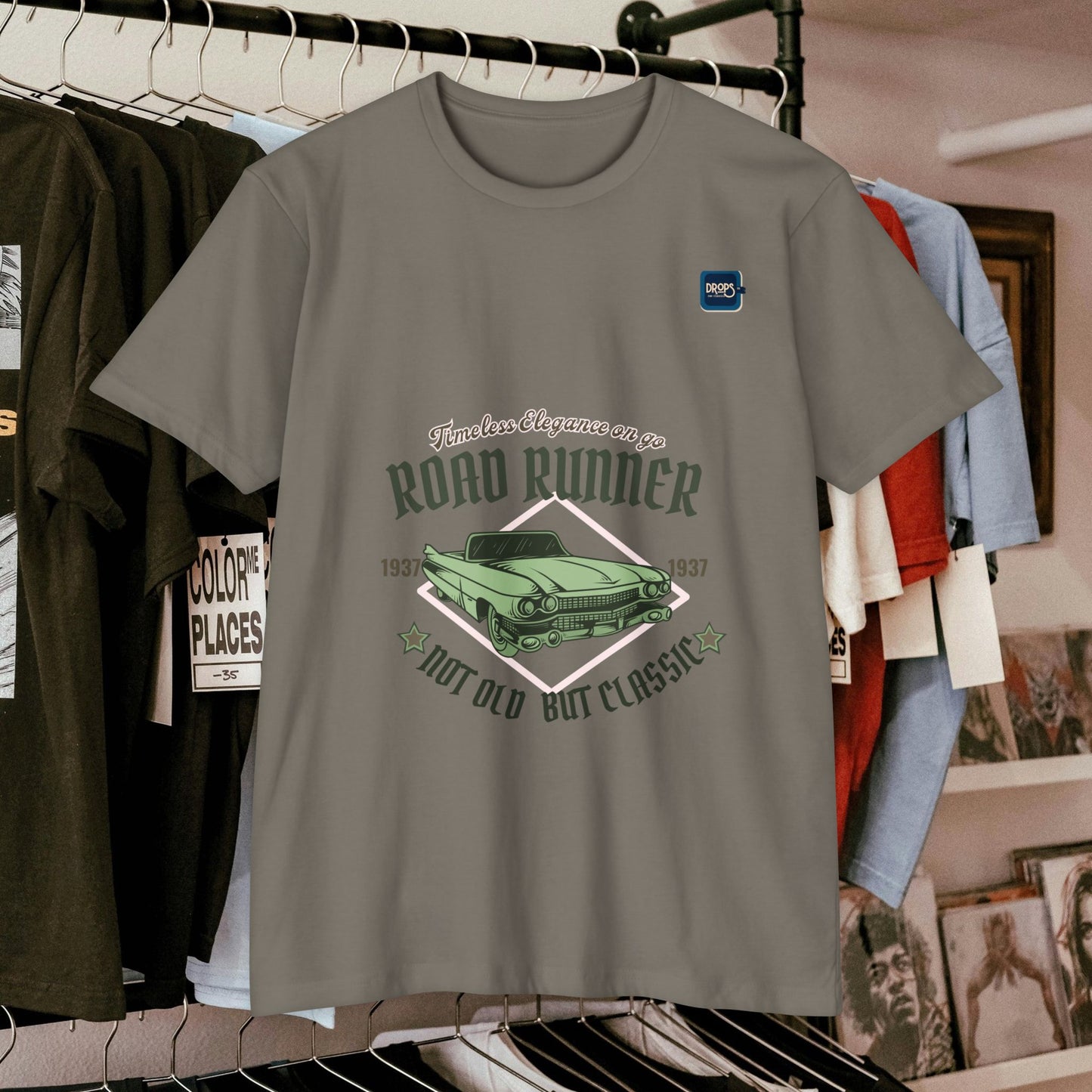 Unisex CVC Jersey T-shirt_ N7+ Series USCVCJTS PT2WW001_ Limited Edition Timeless Style for Car Lovers by WesternWaves: