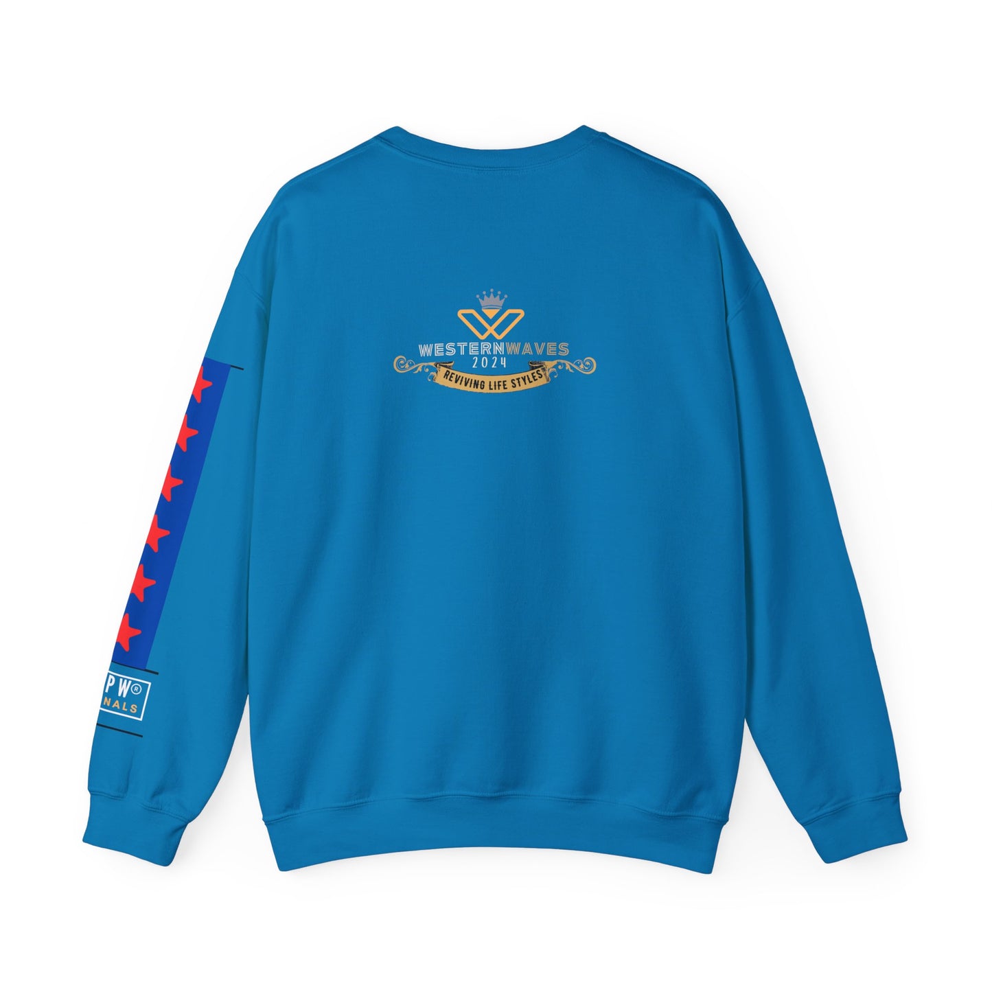 Unisex Heavy Blend™ Crewneck Sweatshirt_ N2 Series SPW UHBCSS PT2WW012_ Limited Edition Pure Luxury  By WesternWaves: