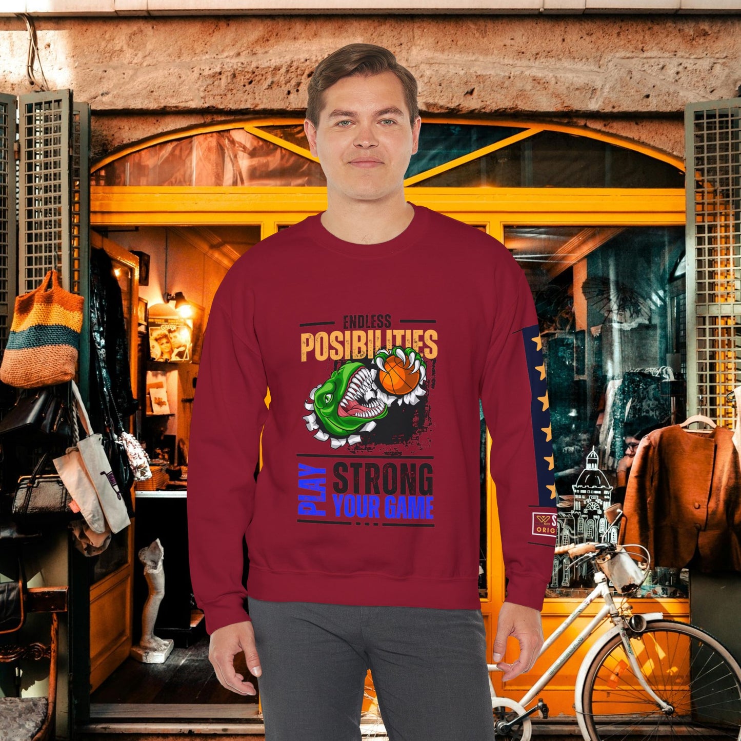 Unisex Heavy Blend™ Crewneck Sweatshirt_ N2 Series SPW UHBCSS PT2WW015_ Limited Edition Pure Luxury  By WesternWaves: