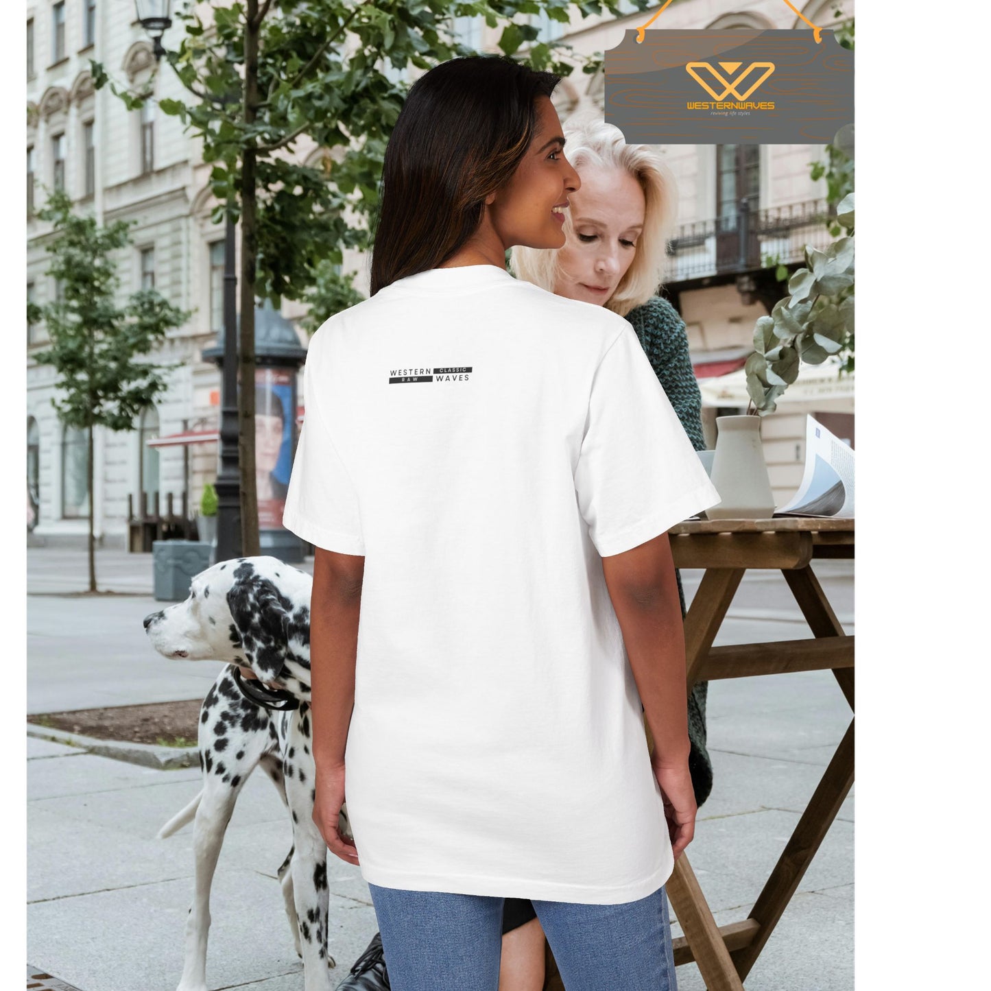 Unisex Garment-Dyed T-shirt_ N3+ Series USGDTS PT2WW005_ Comfort Colors 1717_ Limited Edition Fusion of Style by WesternWaves: