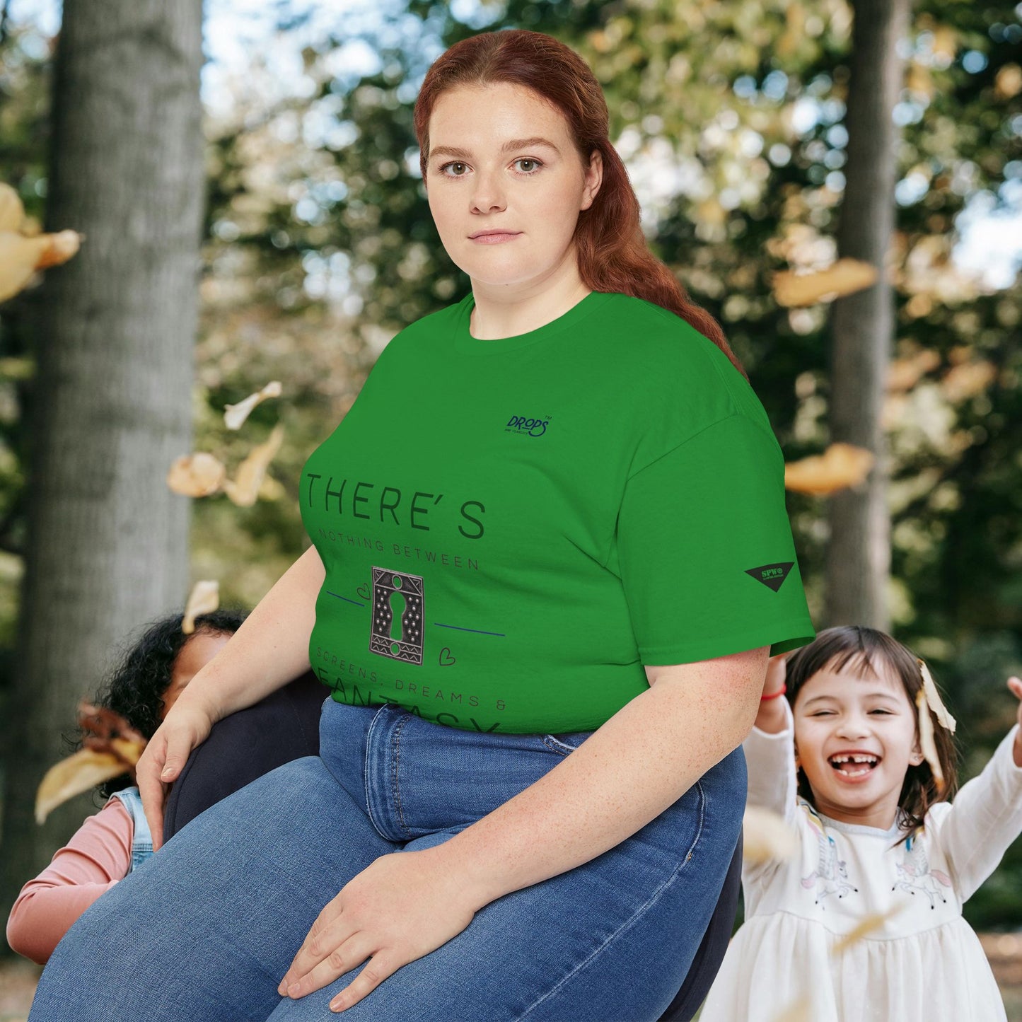 Unisex Ultra Cotton Tee - "There's Nothing Between Screens, Dreams & Fantasy" T-Shirt - Perfect for Dreamers and Creatives_ 07 May 2025_ 001