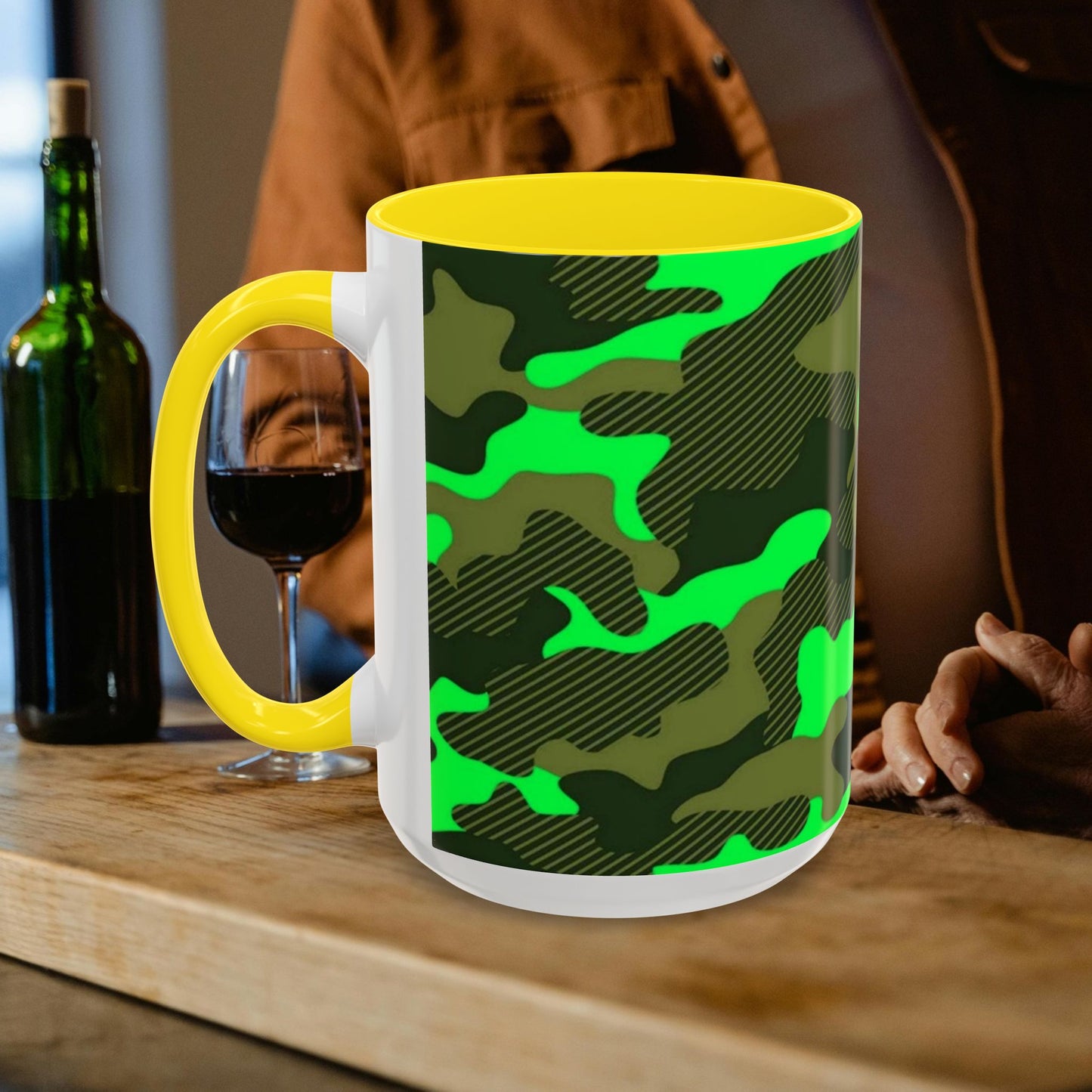 Accent Coffee Mug (11, 15oz)_ N2 Series ACMUG PT2WW004_ Limited Edition Mug by WesternWaves: