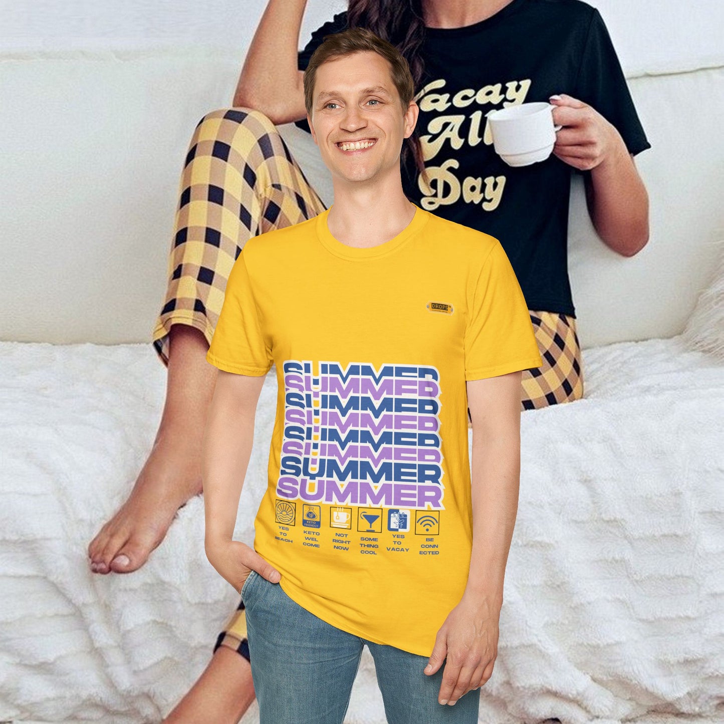 Unisex Softstyle T-Shirt_ N2* Series SPW USSTS FT2WW010_ Redefine Relaxation Limited Edition by WesternWaves: