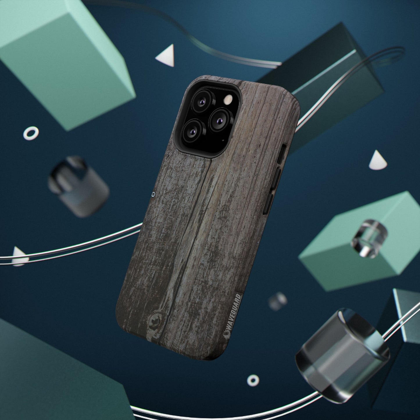 Impact-Resistant Tough Cases_ iPhone Case_ Series N8+ TCPCASE PT2WW006_ Limited Edition  Wooden Grain Phone Case for iPhones by WesternWaves: