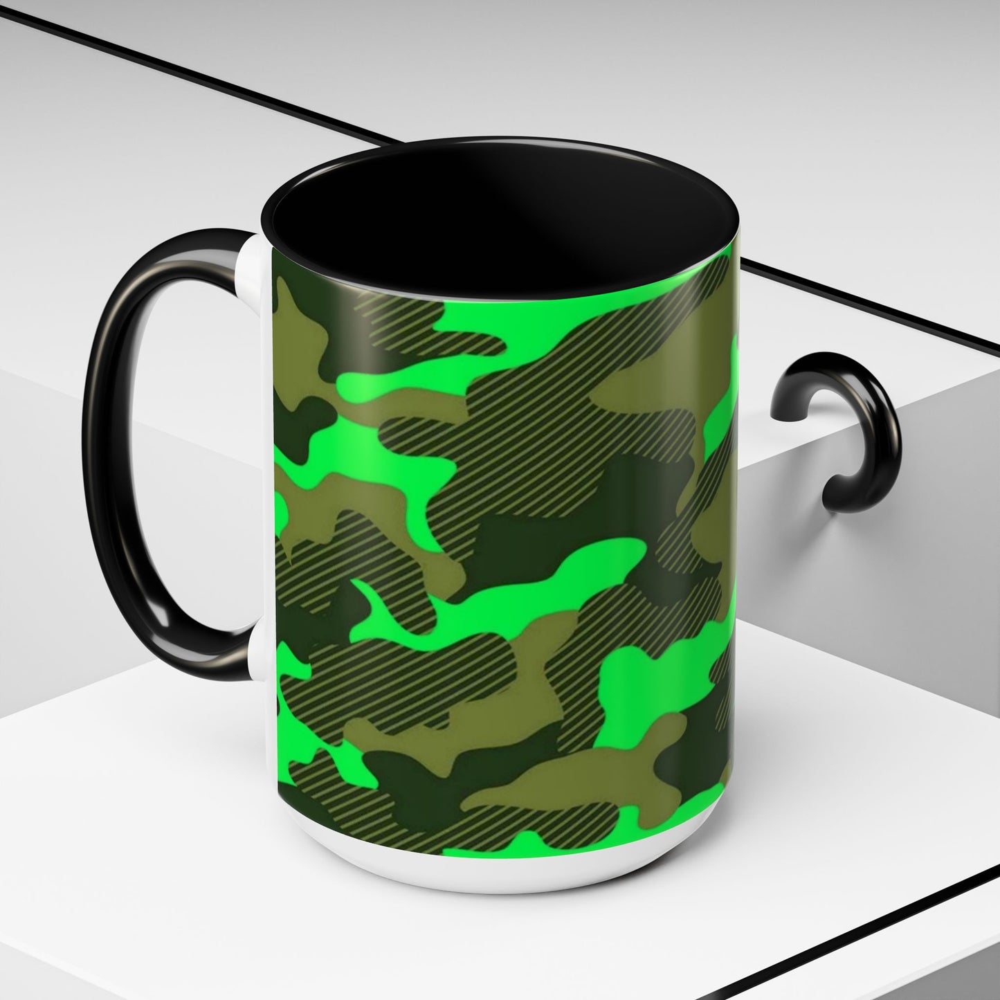 Accent Coffee Mug (11, 15oz)_ N2 Series ACMUG PT2WW004_ Limited Edition Mug by WesternWaves: