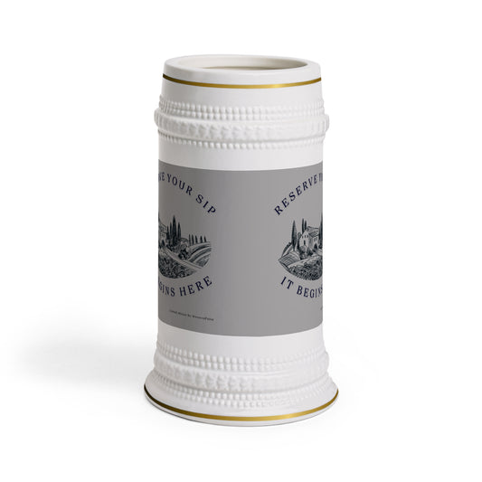 Beer Stein Mug – Raise the Bar with Personalized Touch_ N Series SPW BSM PT2WW001_Limited Edition Drinking Experience by WesternWaves: