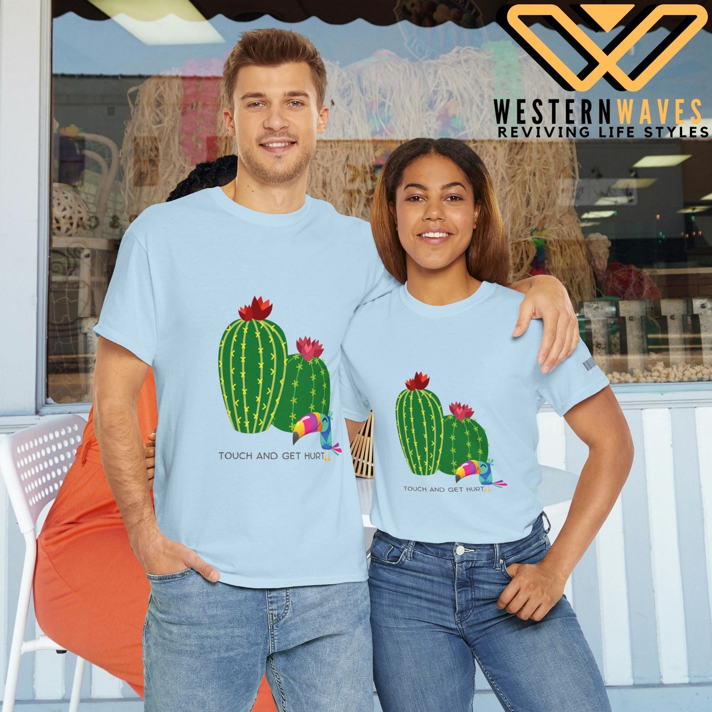 Unisex Heavy Cotton Tee_ Crafted from premium 100% cotton_ N2 Series SPW UHCT PT2WW001_ Limited Edition Comfort & Durability by WesternWaves: