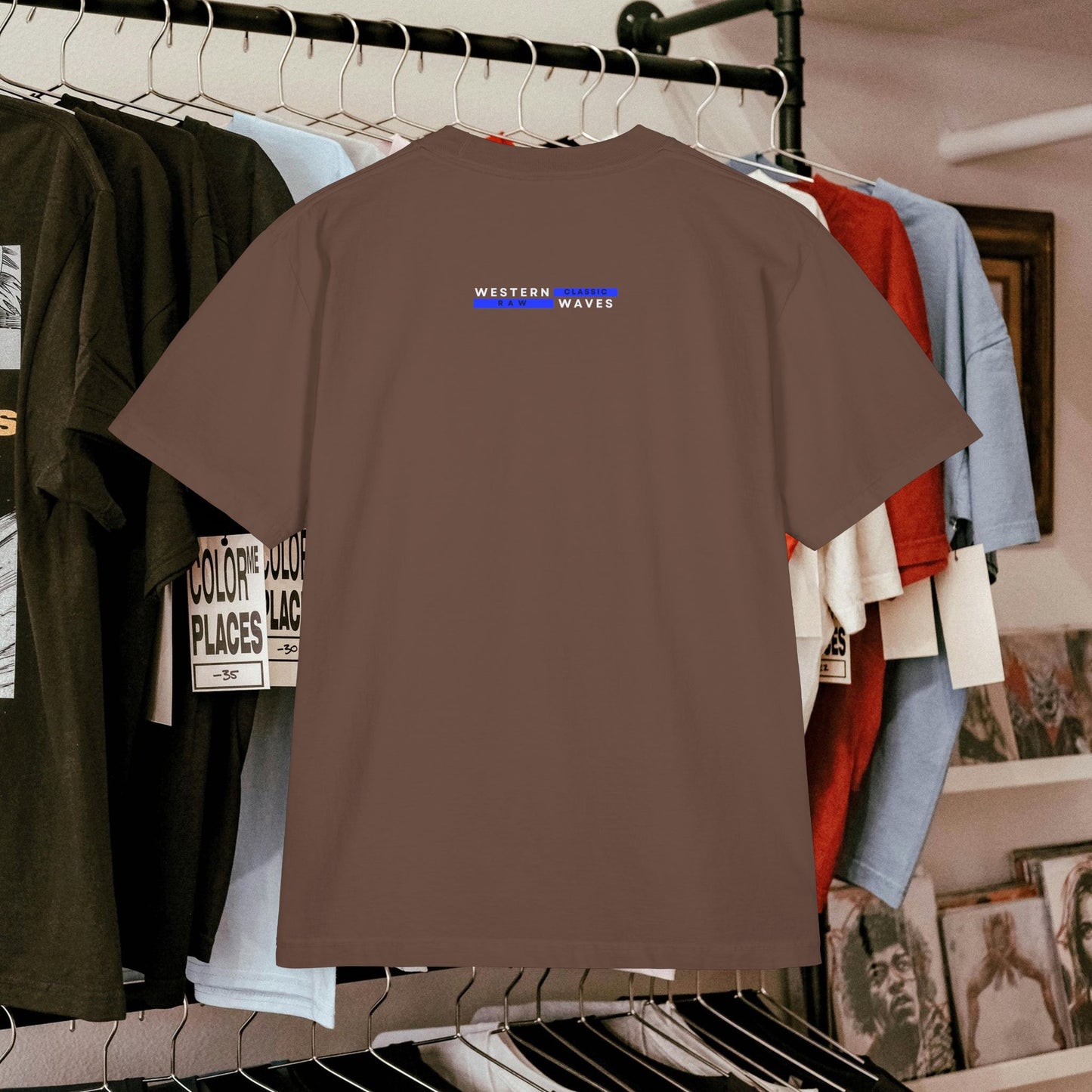 Unisex Garment-Dyed T-shirt_ N3+ Series USGDTS PT2WW005_ Comfort Colors 1717_ Limited Edition Fusion of Style by WesternWaves: