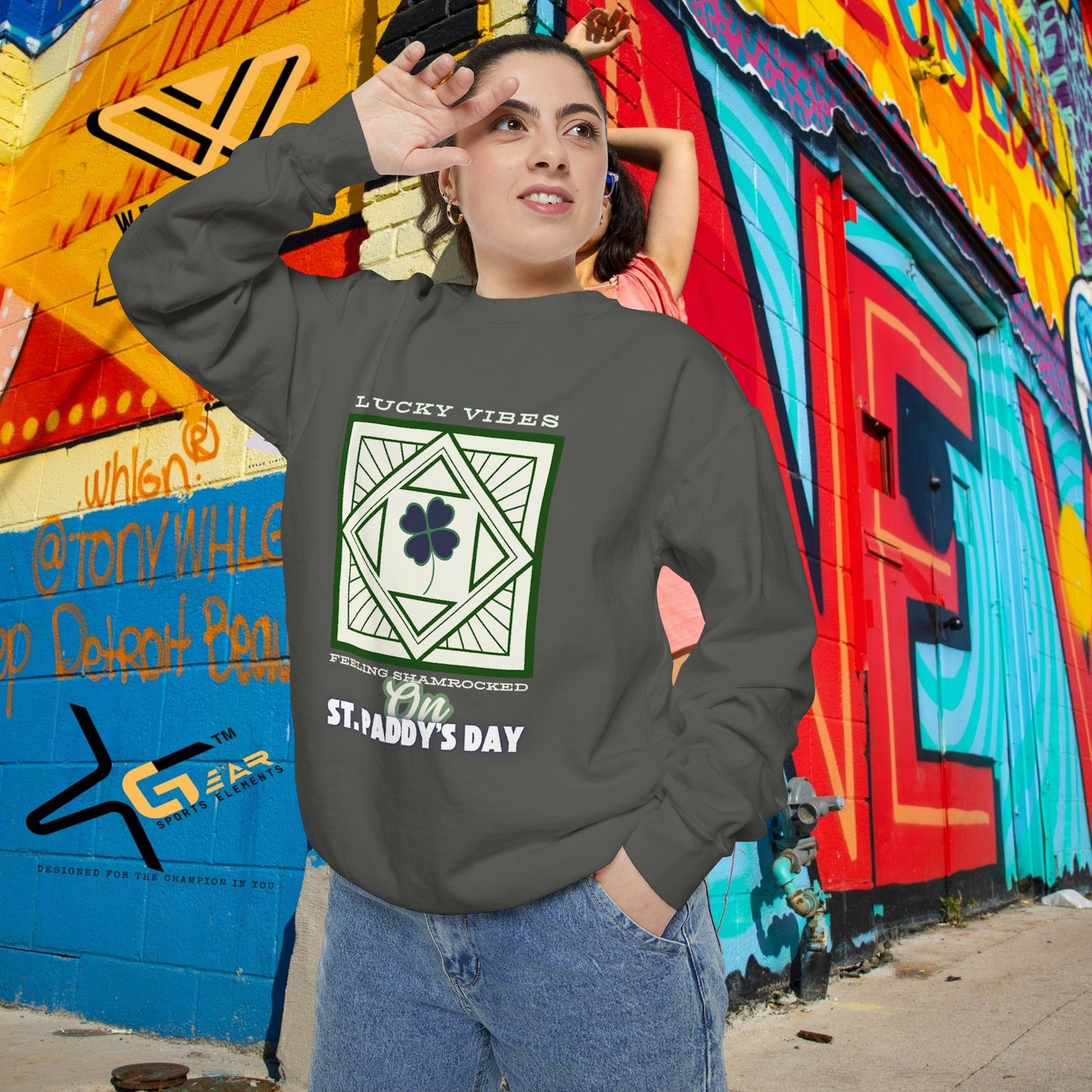 Unisex Garment-Dyed Sweatshirt_ N2+ Series UGDSS PT2WW005_ WesternWaves Limited Edition_