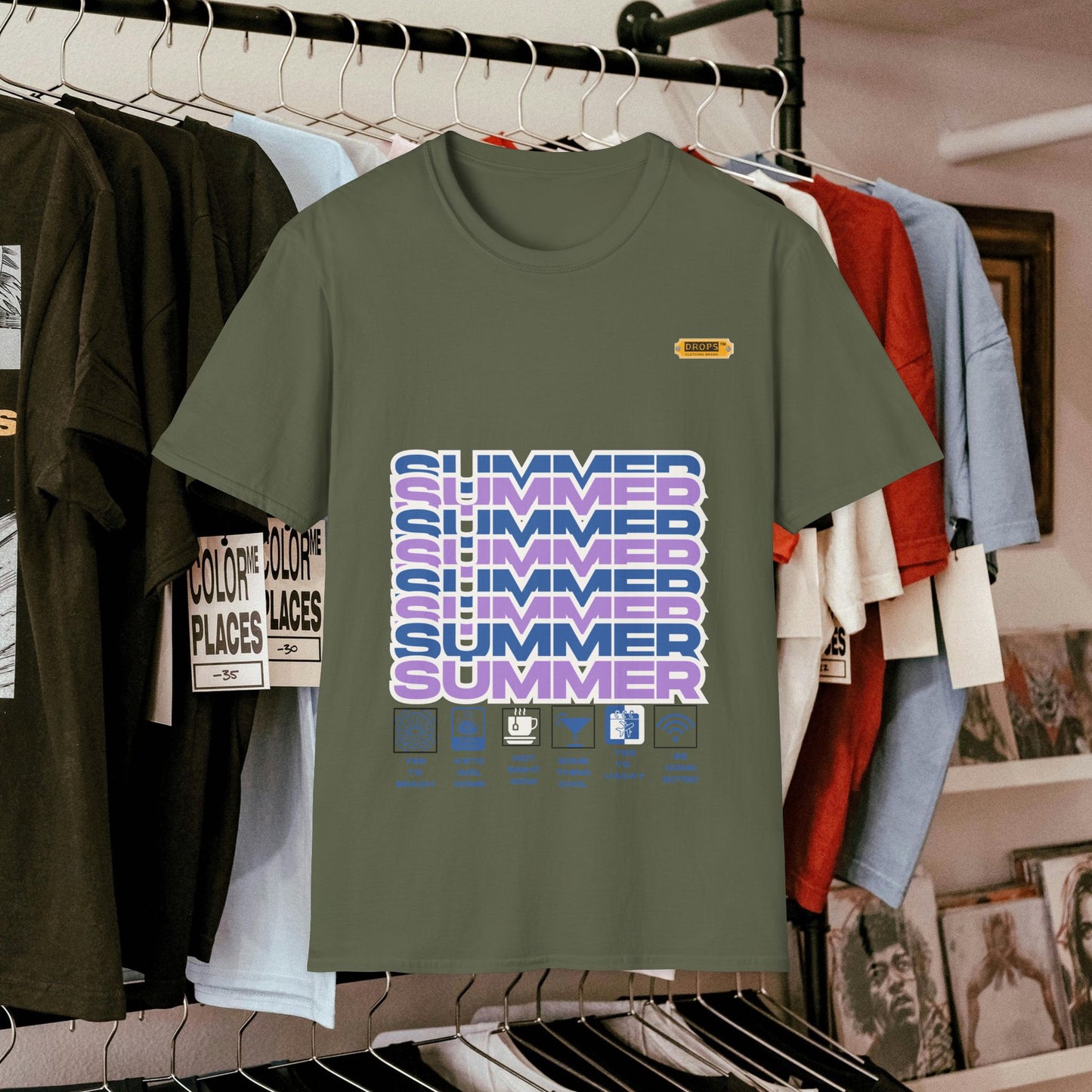 Unisex Softstyle T-Shirt_ N2* Series SPW USSTS FT2WW010_ Redefine Relaxation Limited Edition by WesternWaves: