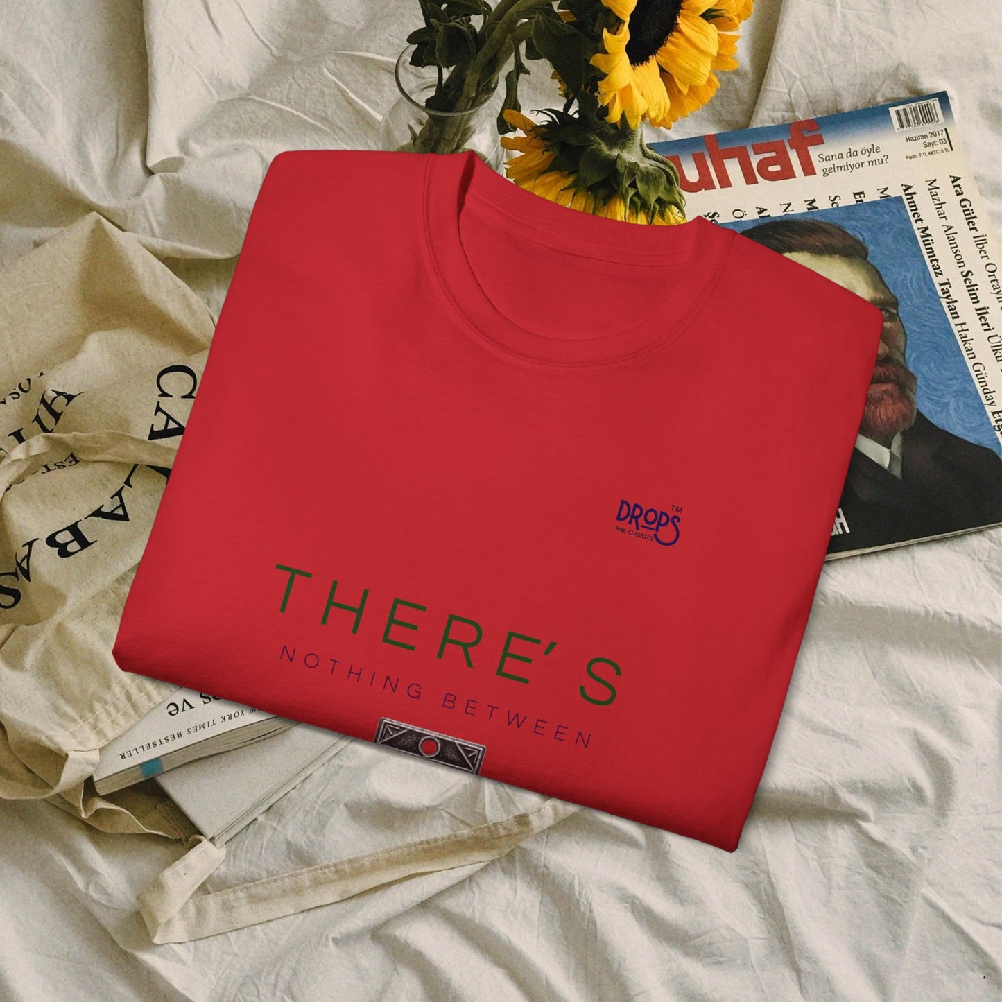 Unisex Ultra Cotton Tee - "There's Nothing Between Screens, Dreams & Fantasy" T-Shirt - Perfect for Dreamers and Creatives_ 07 May 2025_ 001
