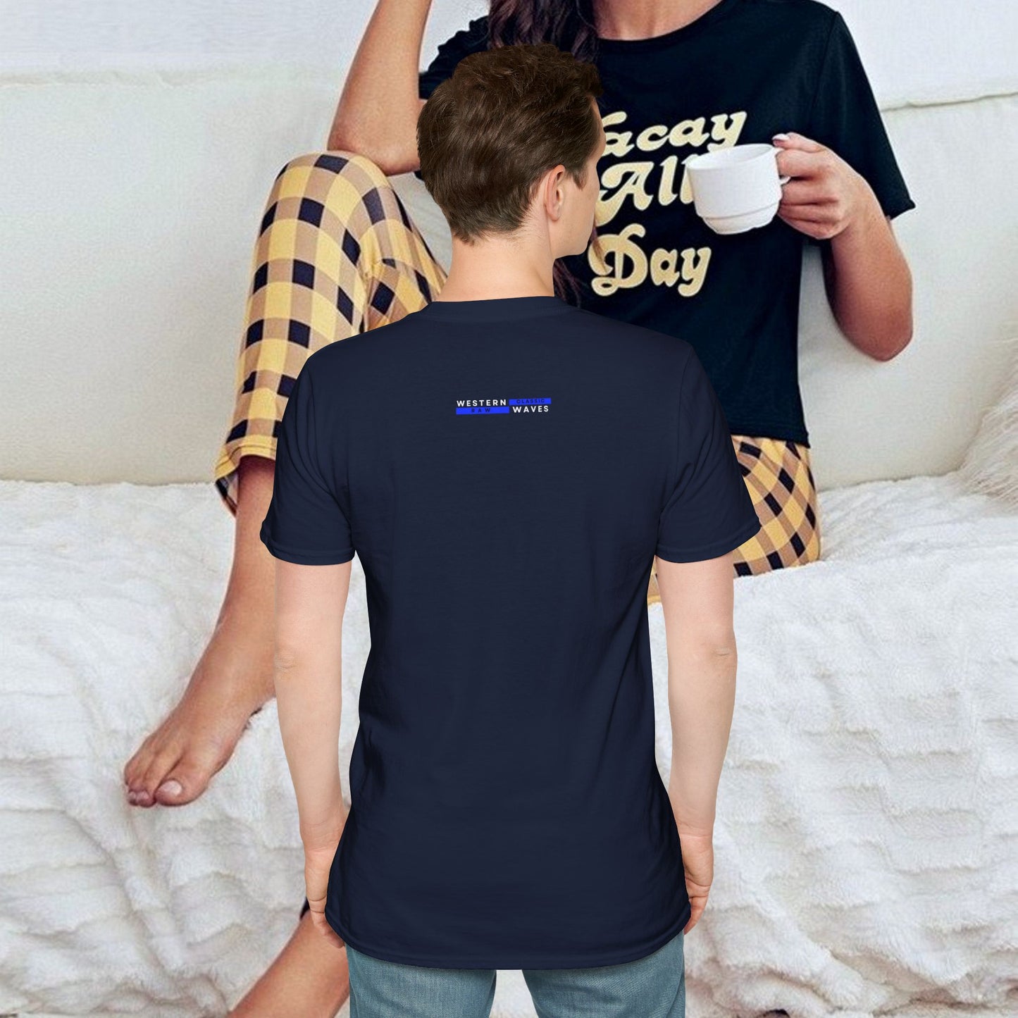 Unisex Softstyle T-Shirt_ N2* Series SPW USSTS FT2WW010_ Redefine Relaxation Limited Edition by WesternWaves: