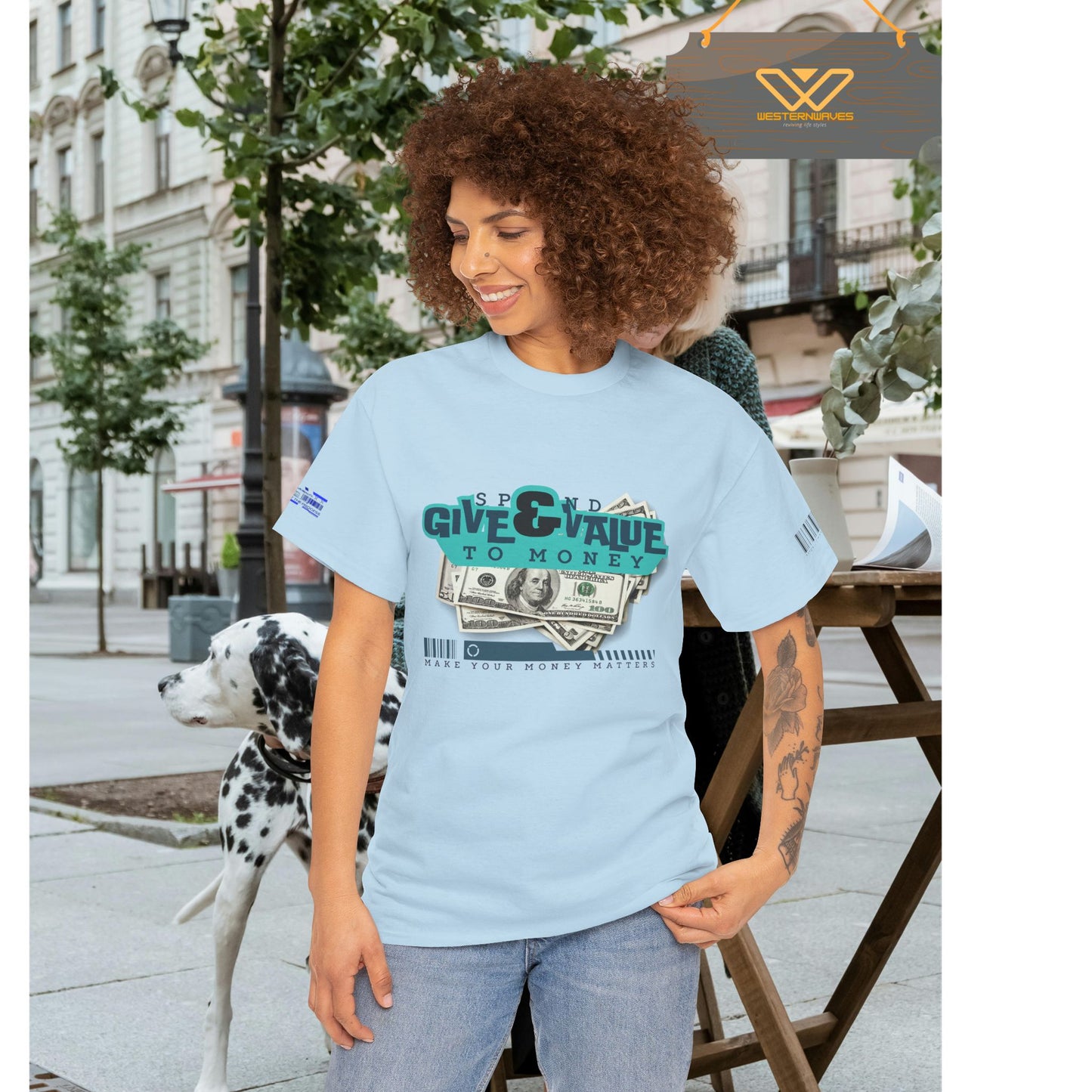 Unisex Heavy Cotton Tee_ Crafted from premium 100% cotton_ N2 Series SPW UHCT PT2WW012_ Limited Edition Maximum Comfort by WesternWaves: