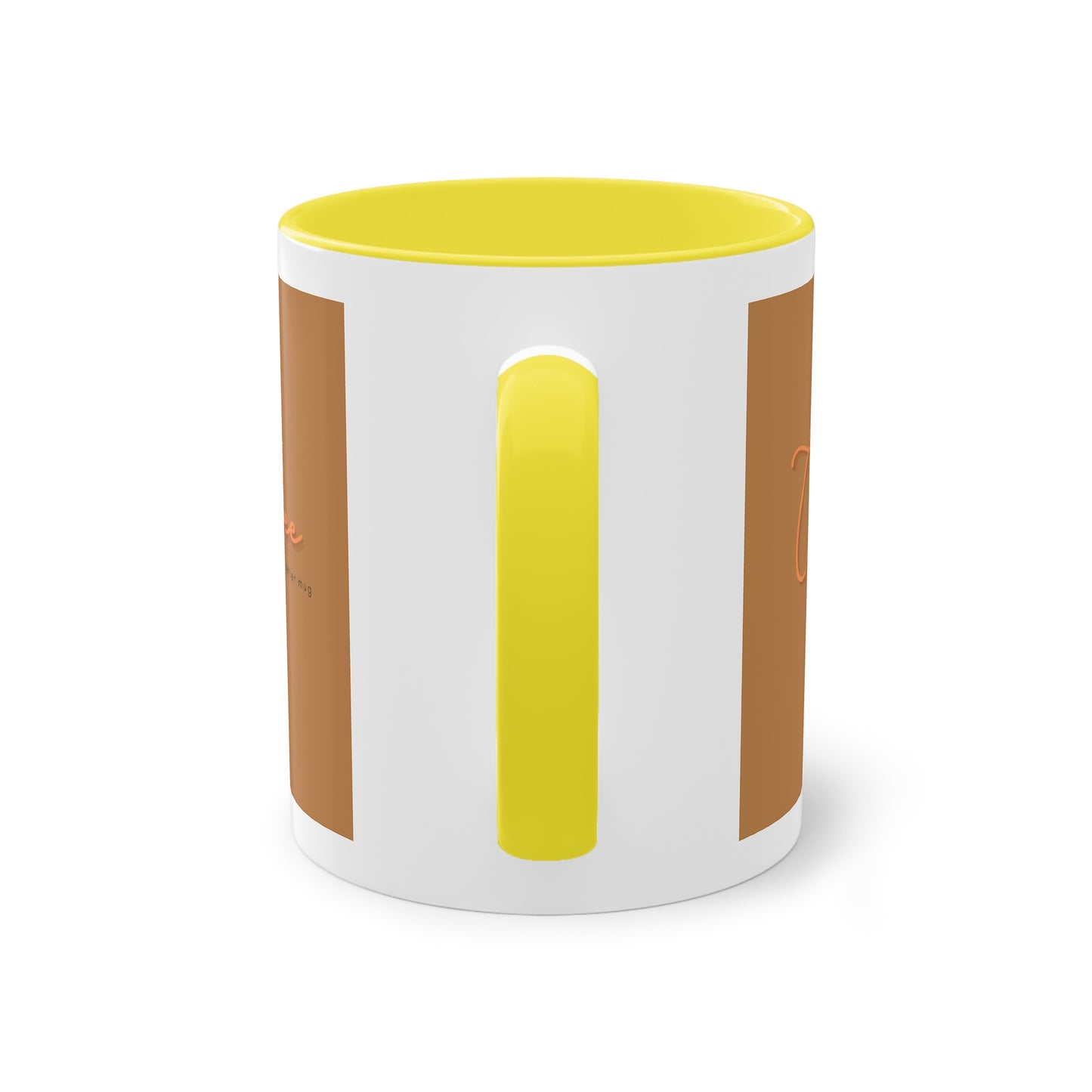 Two-Tone Coffee Mug, 11oz_ N2 Series TTCMUG PT2WW001_ Limited Edition Sipping Experience Both Pleasurable & Convenient by WesternWaves: