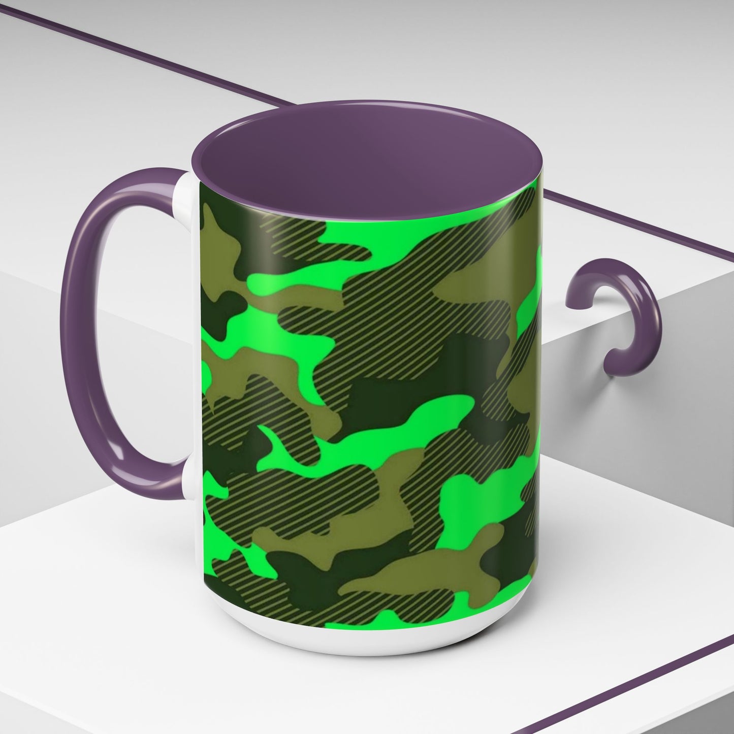 Accent Coffee Mug (11, 15oz)_ N2 Series ACMUG PT2WW004_ Limited Edition Mug by WesternWaves: