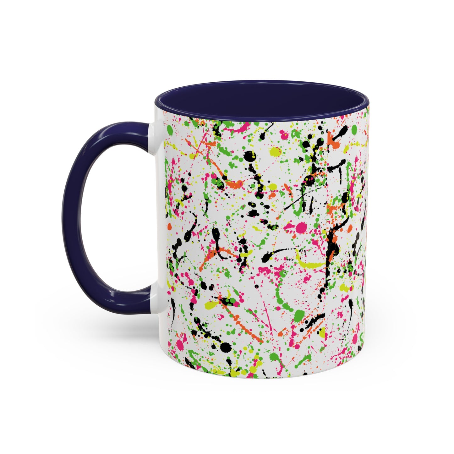 Accent Coffee Mug 11, 15oz_ N2 Series SPW ACM11OZ PT2WW0002_ Vibrant Limited Edition Design by WesternWawes: