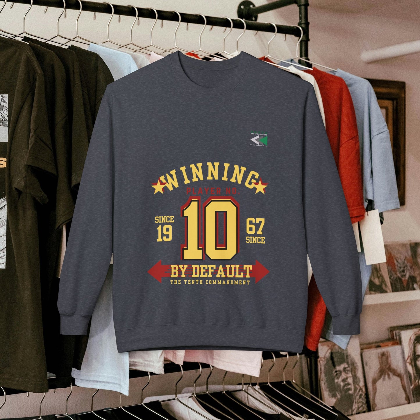 Unisex Midweight Softstyle Fleece Crewneck Sweatshirt_ N2 Series USMWSSFCNSS PT2WW001_ ‘ZeztZ’ Brand Limited Edition Statement of Style & Sustainability by WesternWaves: