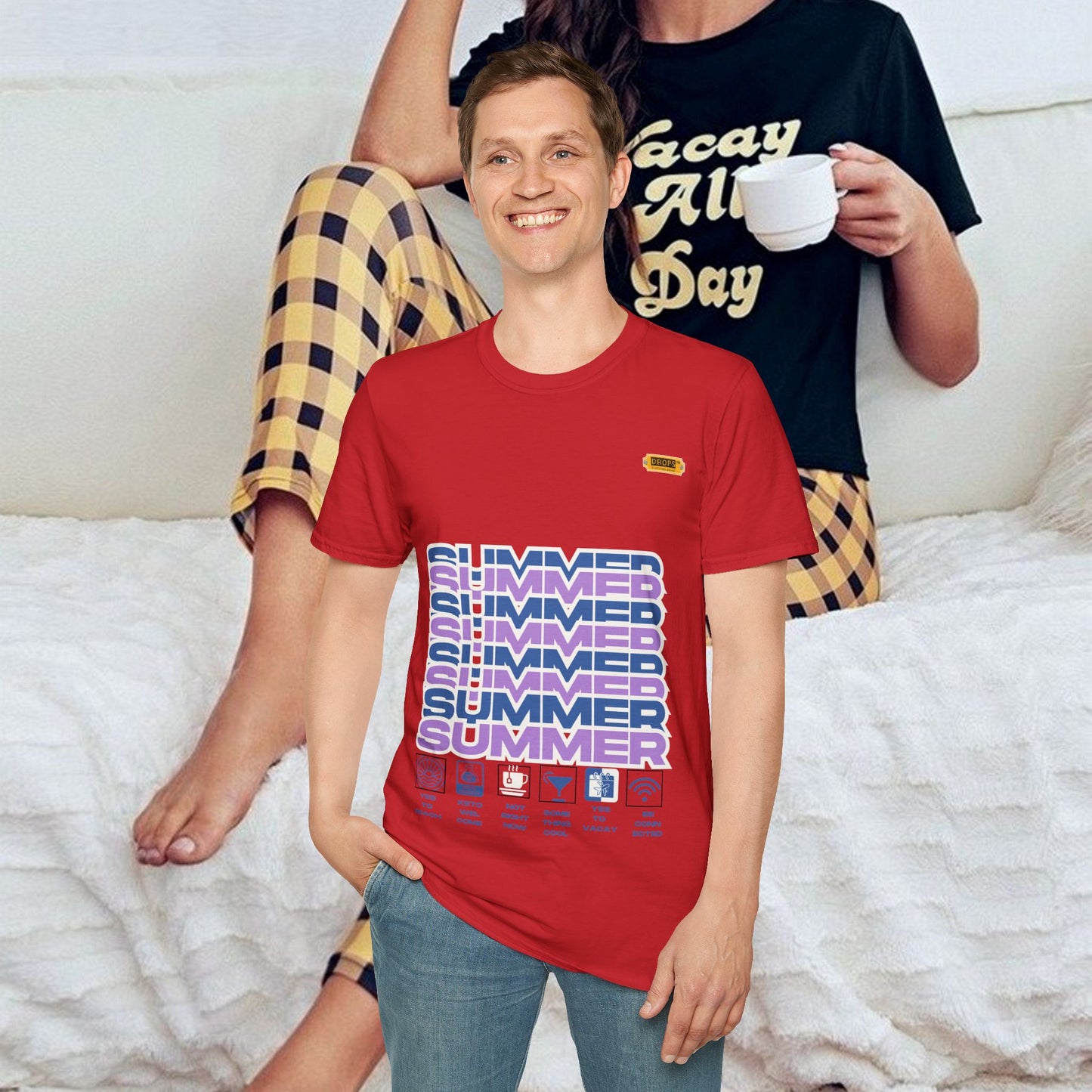 Unisex Softstyle T-Shirt_ N2* Series SPW USSTS FT2WW010_ Redefine Relaxation Limited Edition by WesternWaves: