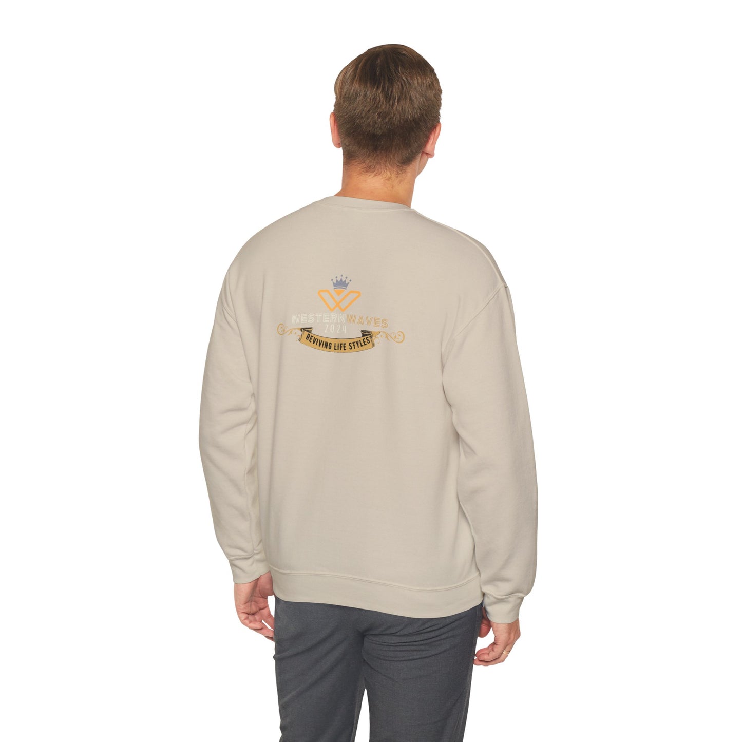 Unisex Heavy Blend™ Crewneck Sweatshirt_ N2 Series SPW UHBCSS PT2WW003_ Limited Edition Pure Luxury _ By WesternWaves: