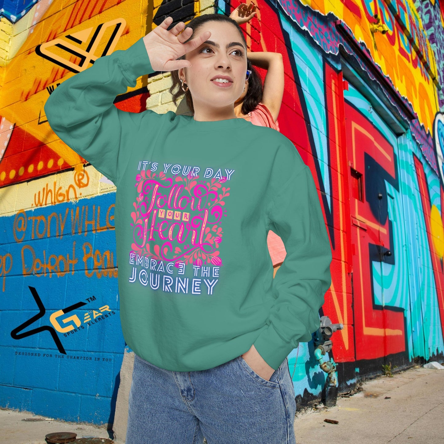 Unisex Garment-Dyed Sweatshirt_ N2 Series SPW UGDSS PT2WW001_WesternWaves Limited Edition