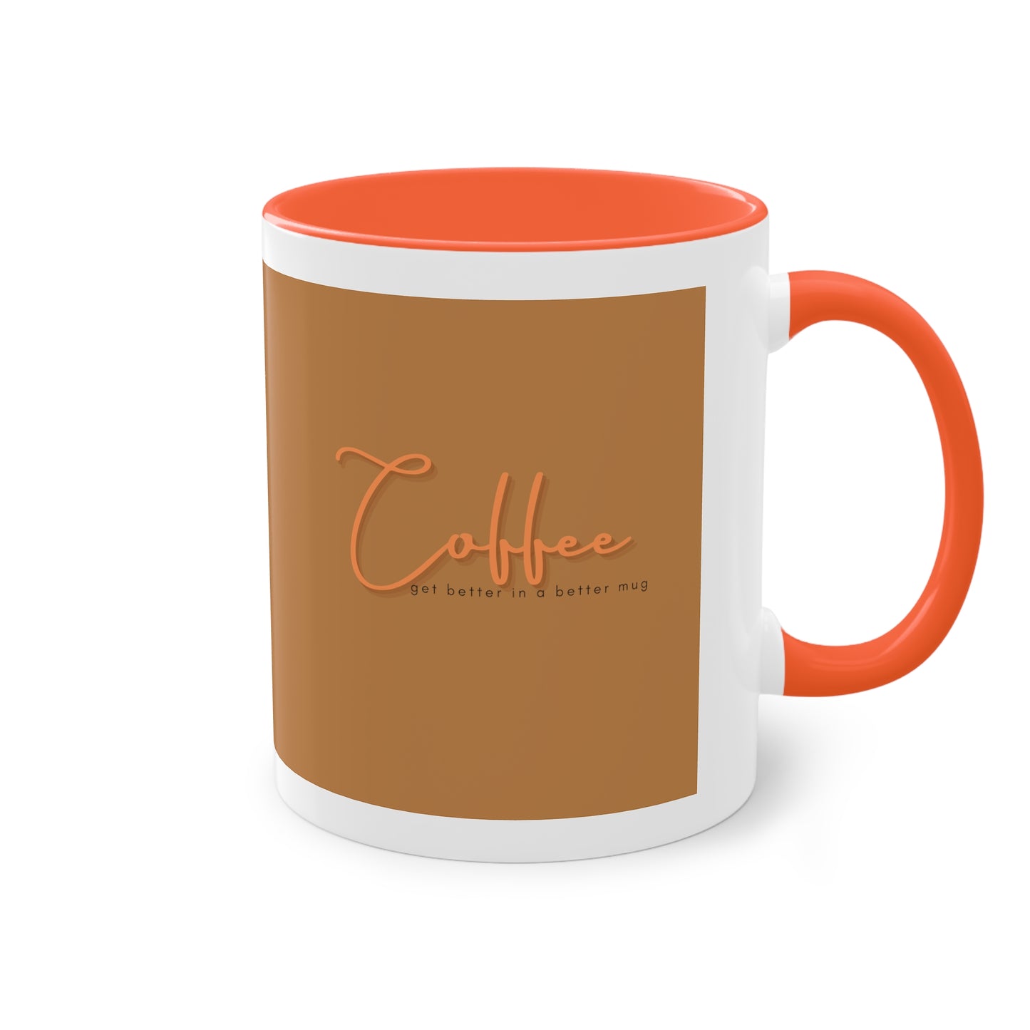 Two-Tone Coffee Mug, 11oz_ N2 Series TTCMUG PT2WW001_ Limited Edition Sipping Experience Both Pleasurable & Convenient by WesternWaves: