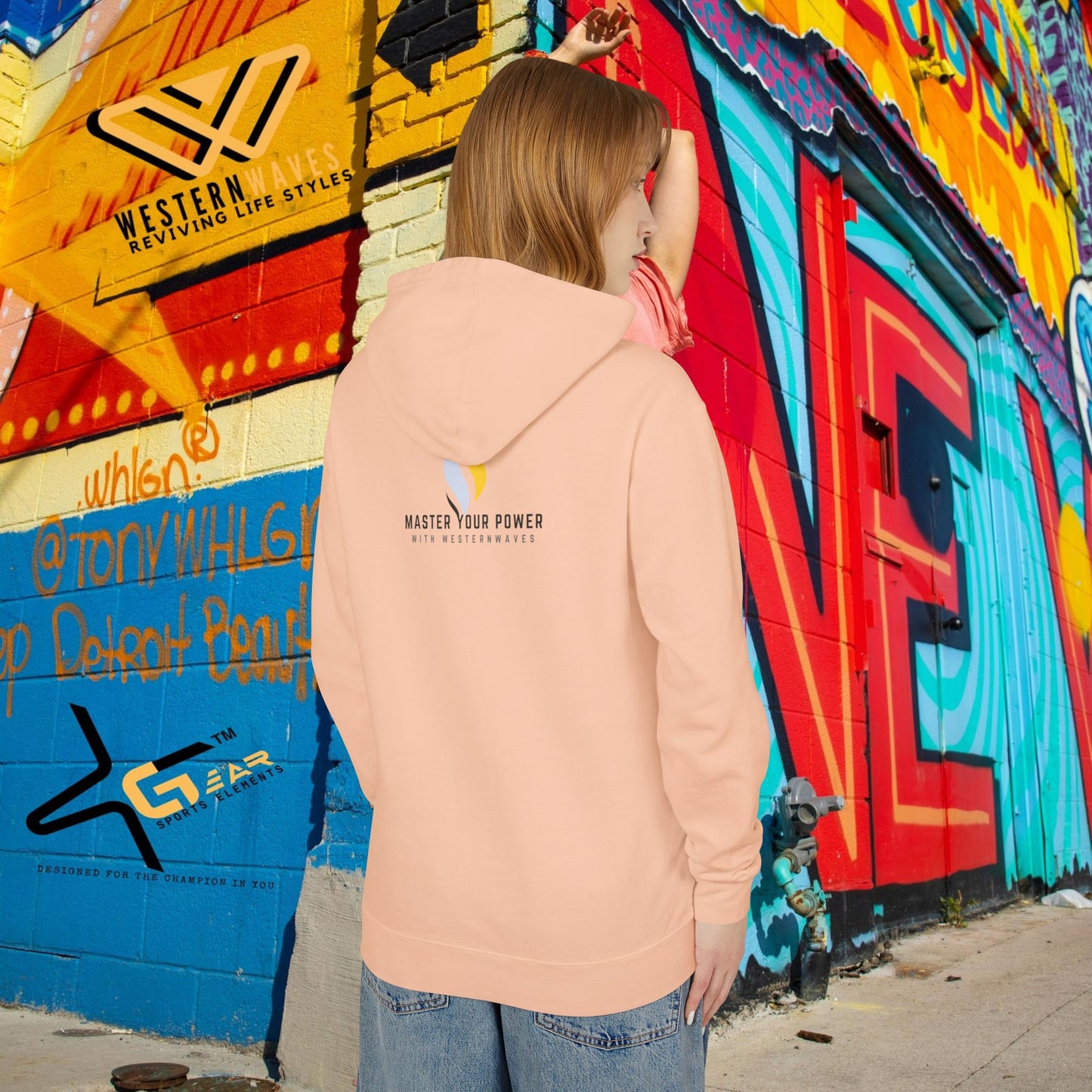 Unisex Lightweight Hooded Sweatshirt – N2 Series SPW USLWHSS PT2WW007_ Limited Edition Crafted Comfort by WesternWaves: