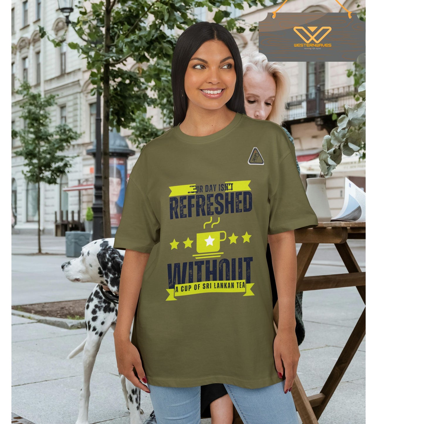 Unisex Oversized Tee_ N6+ Series USOSTEE PT2WW005_ Limited Edition by WesternWaves
