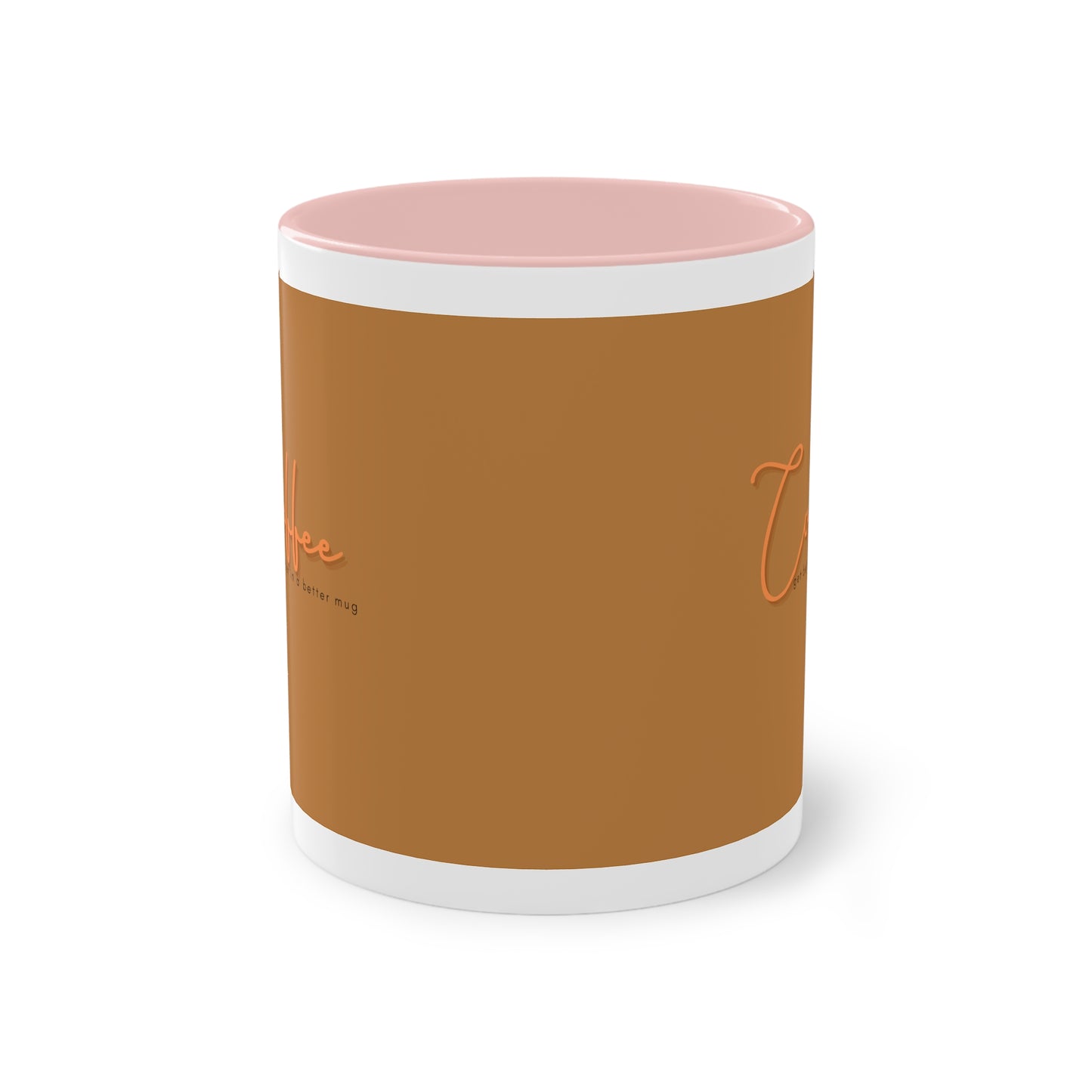 Two-Tone Coffee Mug, 11oz_ N2 Series TTCMUG PT2WW001_ Limited Edition Sipping Experience Both Pleasurable & Convenient by WesternWaves: