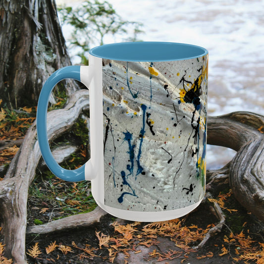 Accent Coffee Mug 11oz_ NSeries ACM11OZ PT2WW015_ Vibrant Limited Edition Design by WesternWawes