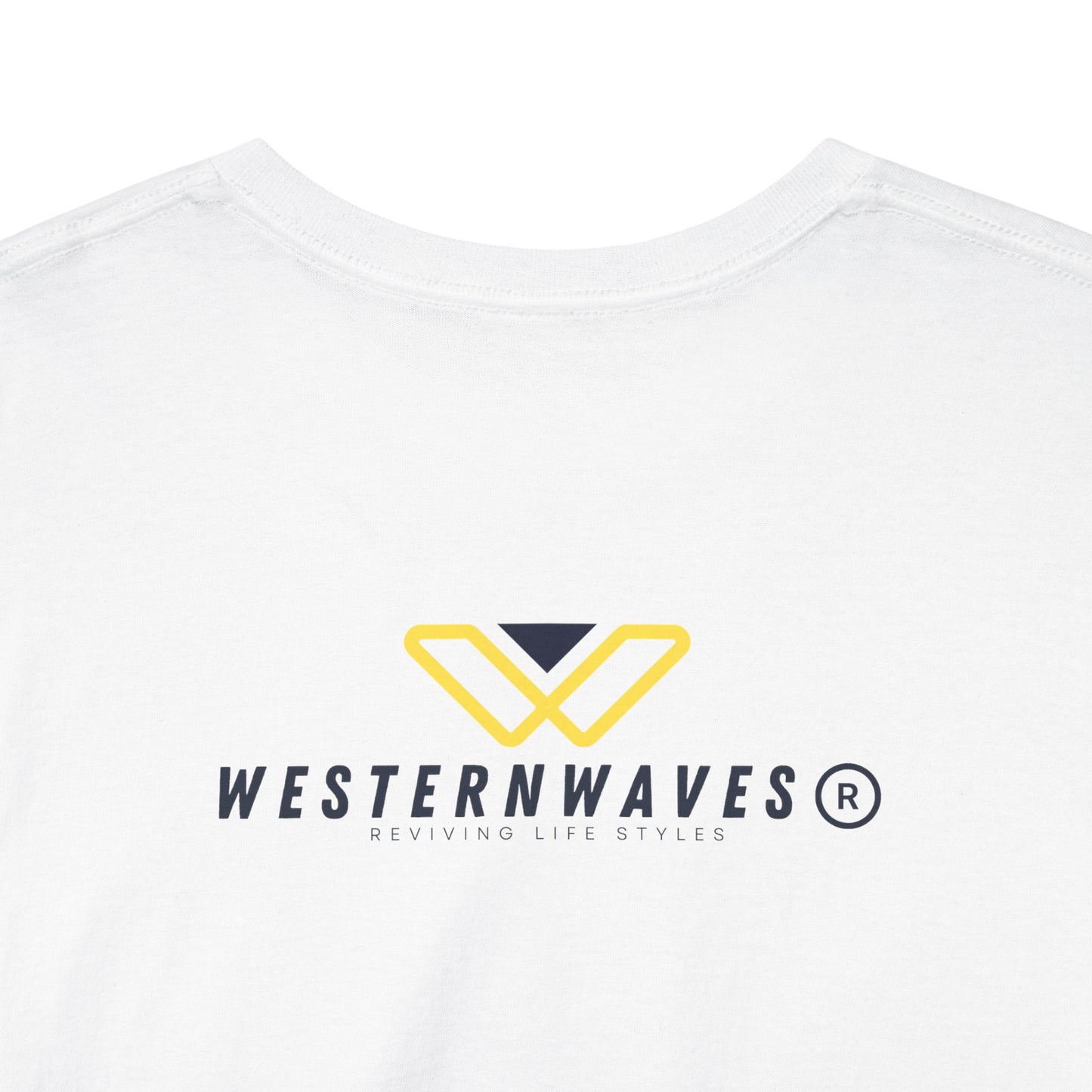 Unisex Heavy Cotton Tee_ Crafted from premium 100% cotton_ N2 Series SPW UHCT PT2WW004_ Limited Edition Epitome of Comfort & Durability by WesternWaves: