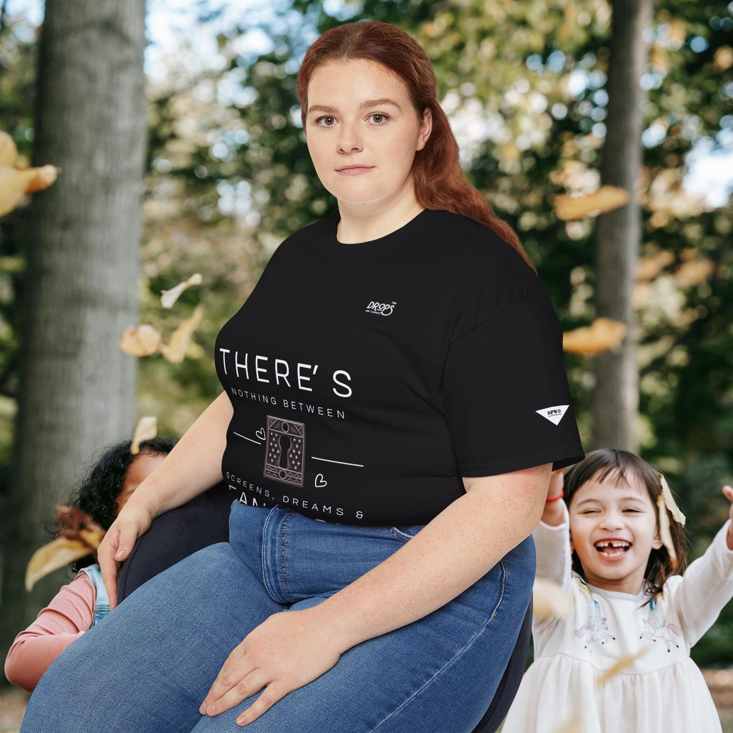 Unisex Ultra Cotton Tee - "There's Nothing Between Screens, Dreams & Fantasy" T-Shirt - Perfect for Dreamers and Creatives_ 07 May 2025_ 001