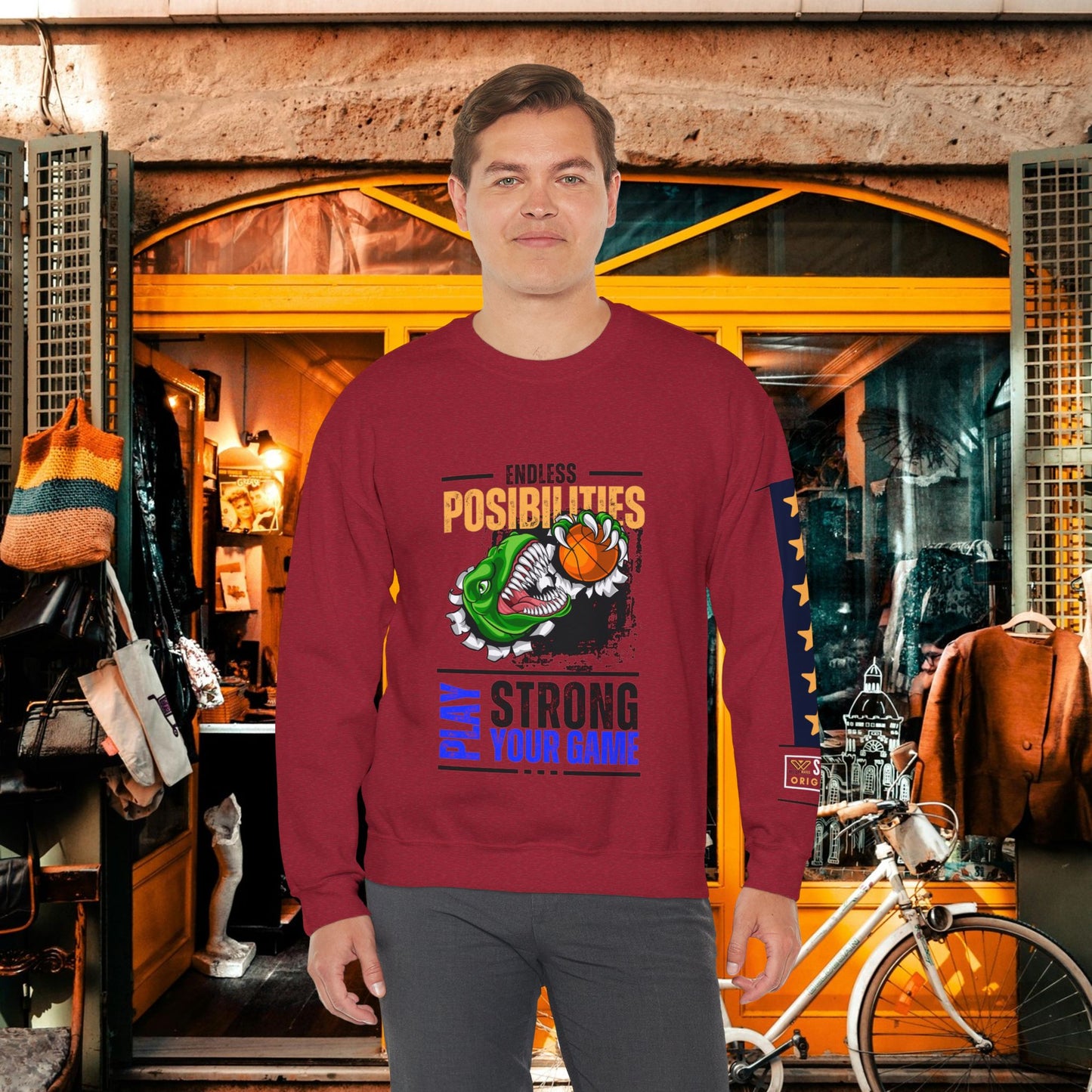 Unisex Heavy Blend™ Crewneck Sweatshirt_ N2 Series SPW UHBCSS PT2WW015_ Limited Edition Pure Luxury  By WesternWaves: