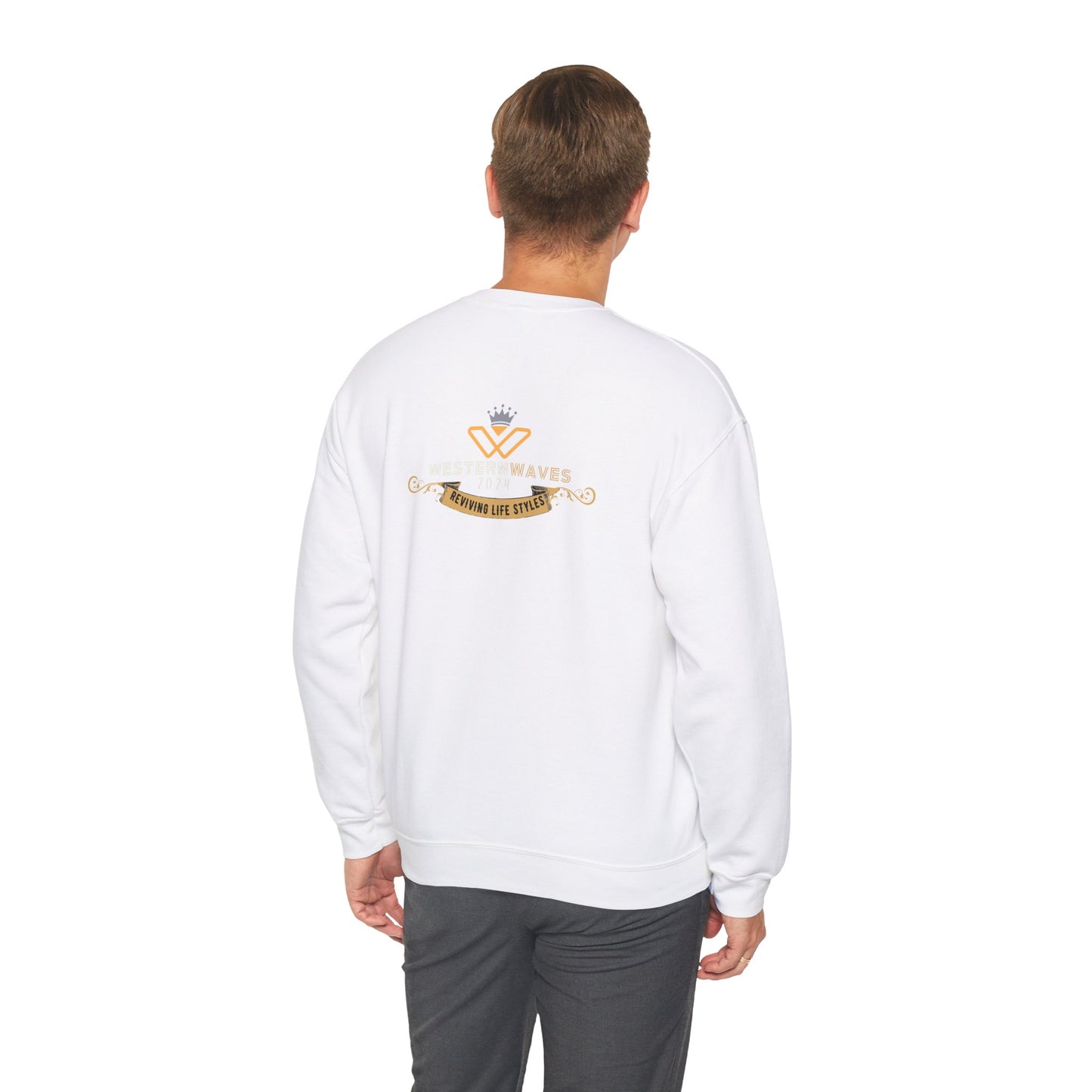 Unisex Heavy Blend™ Crewneck Sweatshirt_ N2 Series SPW UHBCSS PT2WW003_ Limited Edition Pure Luxury _ By WesternWaves: