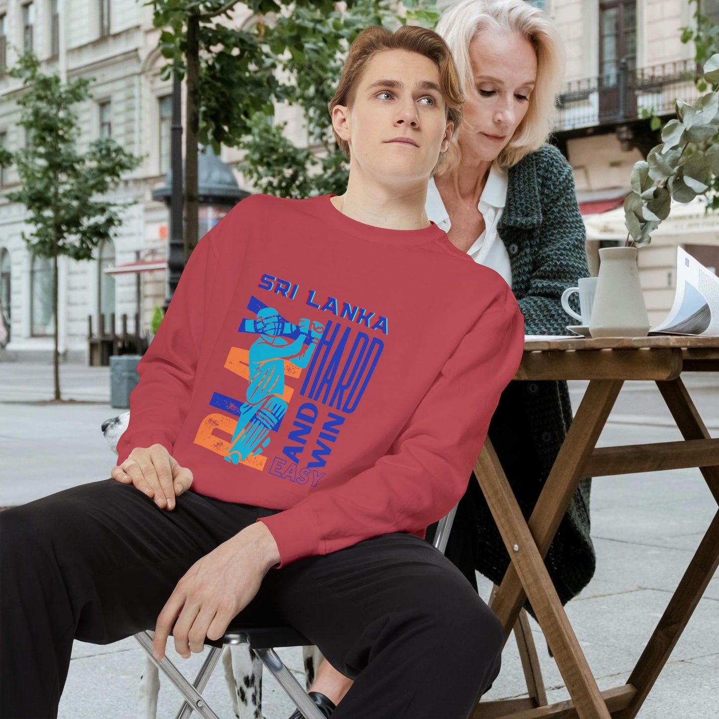 Unisex Garment-Dyed Sweatshirt_ N2 Series SPW USGDSS PT2WW001_ Limited Edition Masterpiece of ‘ZeztZ’ Sports Brand Luxury & Casual Comfort by WesternWaves: