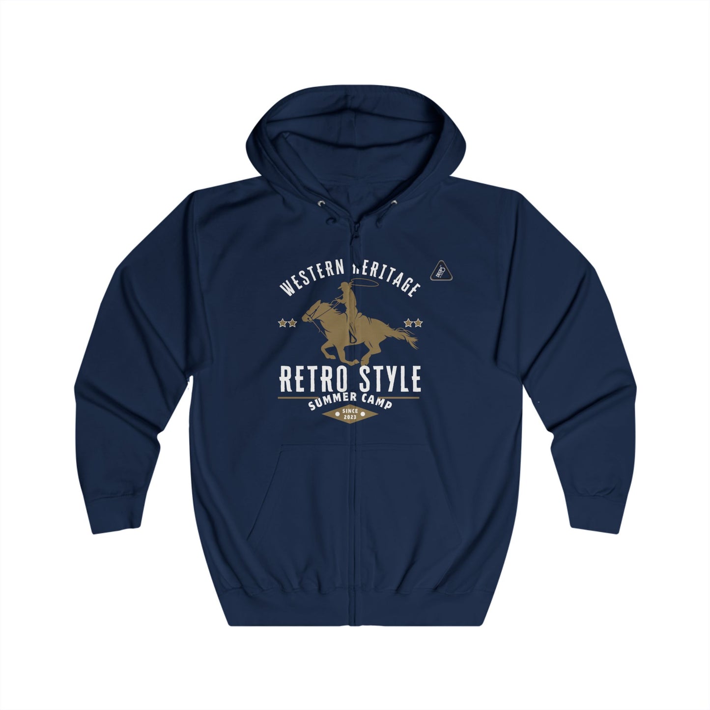 Unisex Full Zip Hoodie_ N7+ Series USFZHOODIE PT2WW004_ Limited Edition Trendy Vibes by WesternWaves: