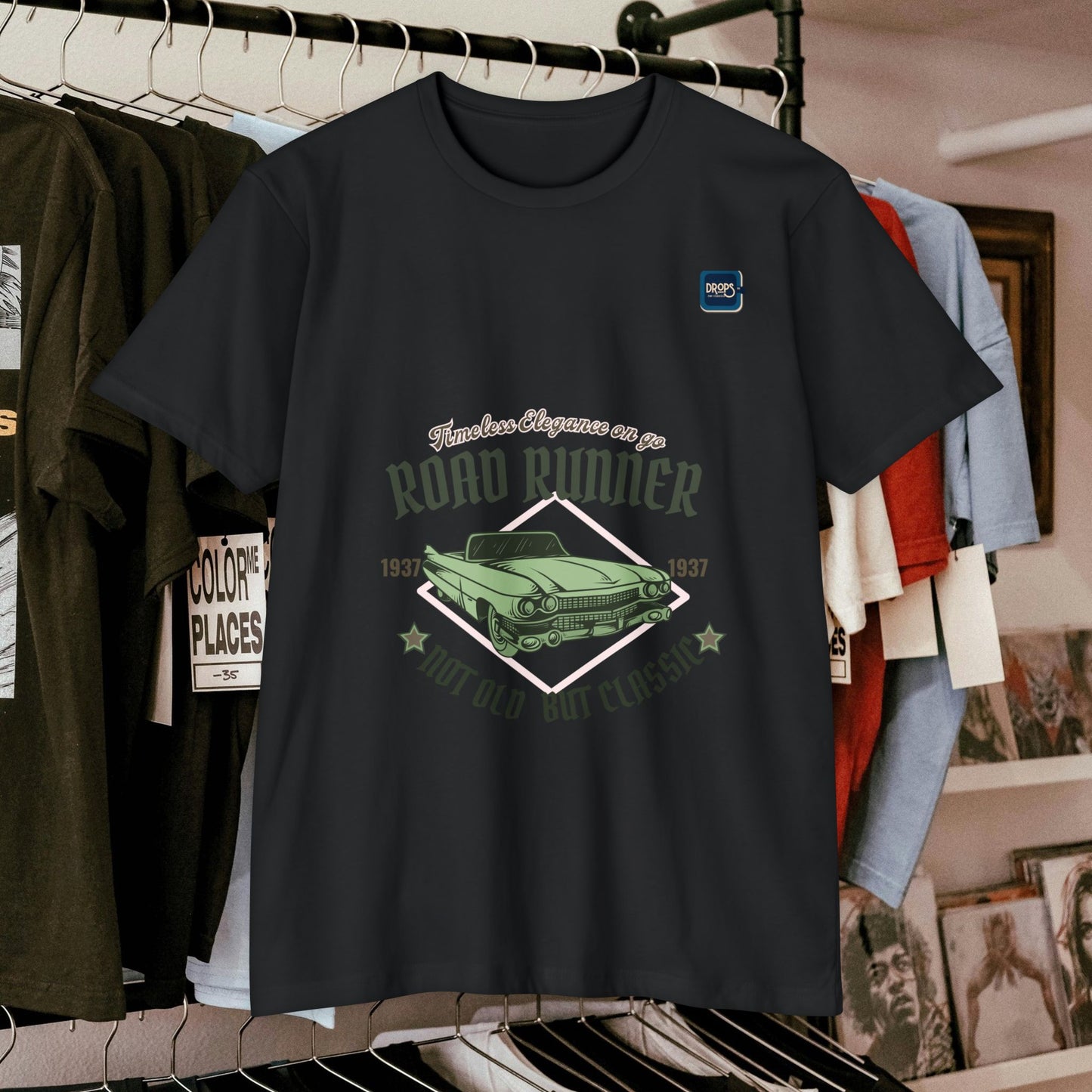 Unisex CVC Jersey T-shirt_ N7+ Series USCVCJTS PT2WW001_ Limited Edition Timeless Style for Car Lovers by WesternWaves: