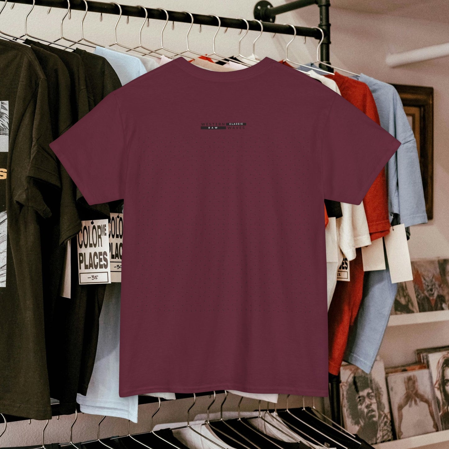 Unisex Heavy Cotton Tee_ N6* Series USHCTEE PT2WW004_ Limited Edition by WesternWaves_