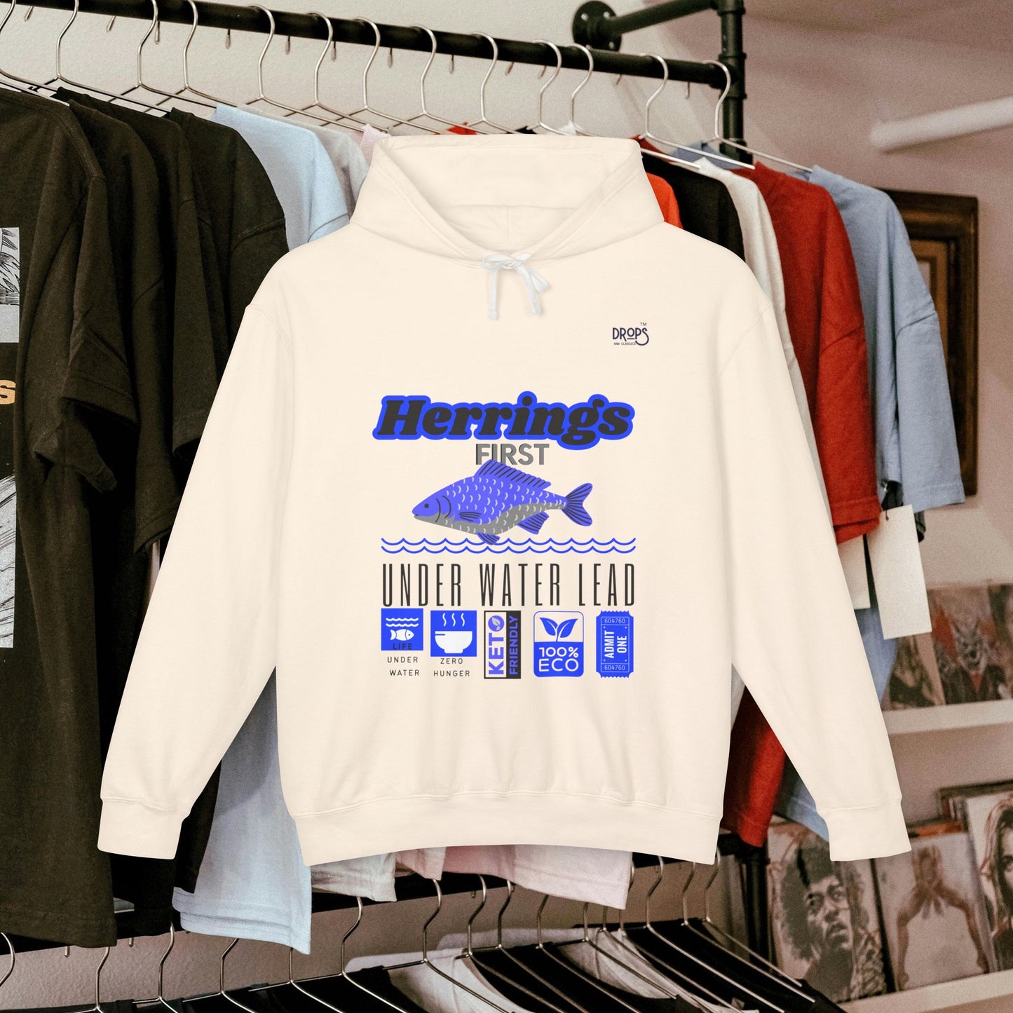 Unisex Lightweight Hooded Sweatshirt – N2+ Series USLWHSS PT2WW026_ Limited Edition Crafted Comfort by WesternWaves: