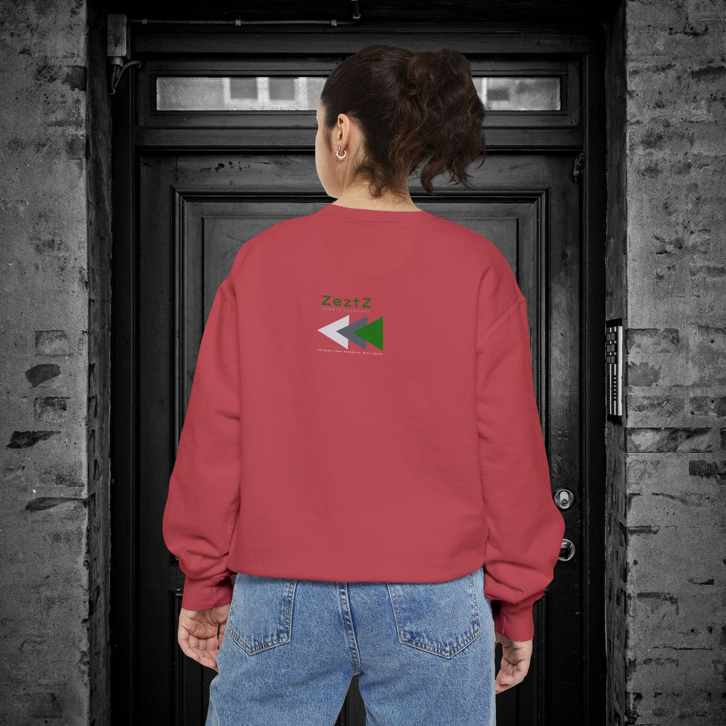 Unisex Garment-Dyed Sweatshirt_ N2 Series SPW USGDSS PT2WW001_ Limited Edition Masterpiece of ‘ZeztZ’ Sports Brand Luxury & Casual Comfort by WesternWaves: