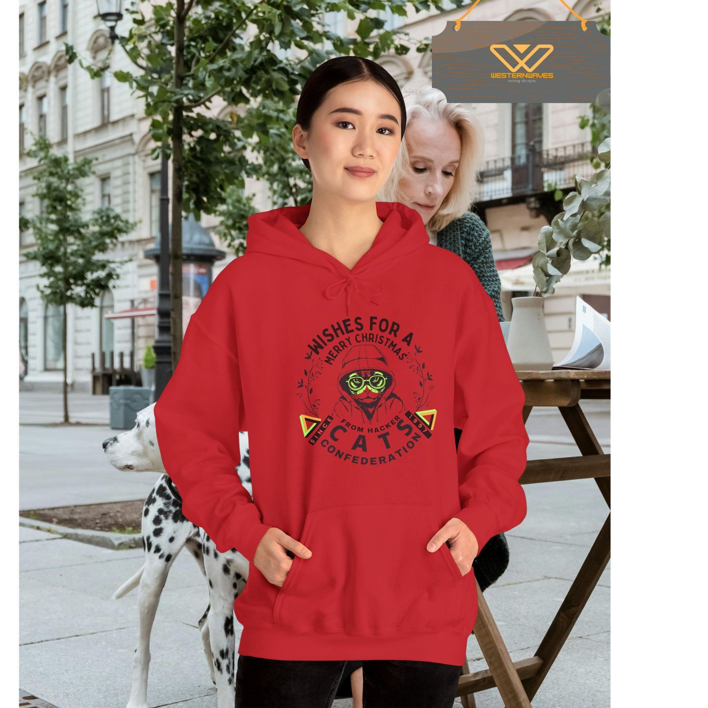 Unisex Heavy Blend™ Hooded Sweatshirt_ N2 Series SPW USHBHSS PT2WW001_ 2024 X’Mas Limited Edition by WesternWaves: