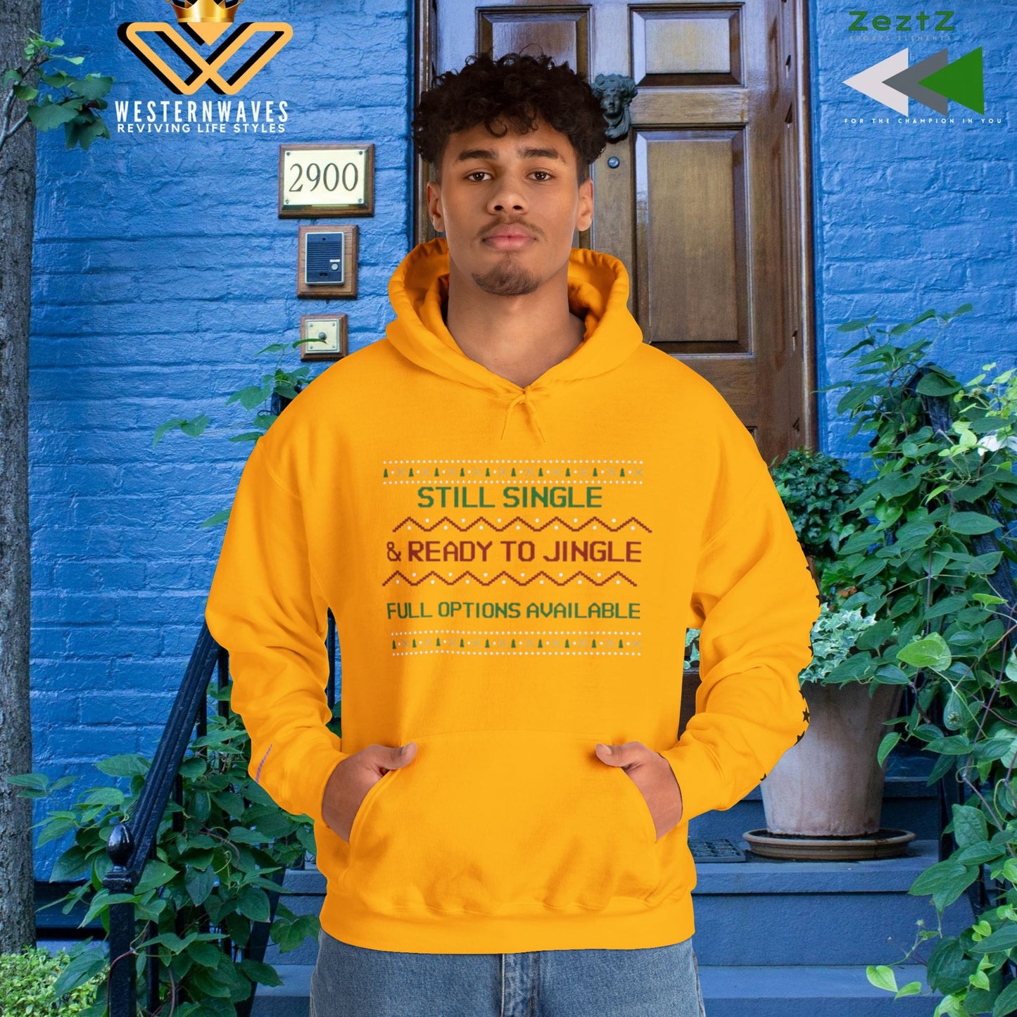 Unisex Heavy Blend™ Hooded Sweatshirt_ N2 Series SPW USHBHSS PT2WW007_Limited Edition Pinnacle of Comfort & Style by WesternWaves: