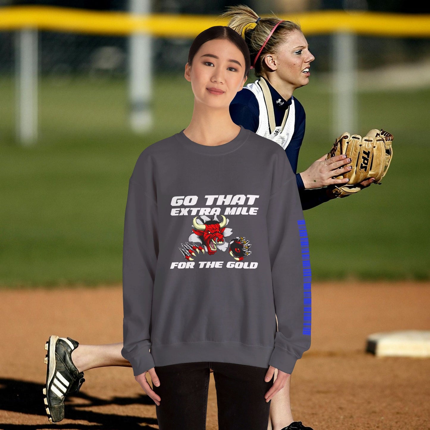 Unisex Heavy Blend™ Crewneck Sweatshirt_ N2 Sports Series SPW UHBCSS PT2WW005_ Limited Edition ‘Zeztz’ Brand Sports Elements by WesternWaves: