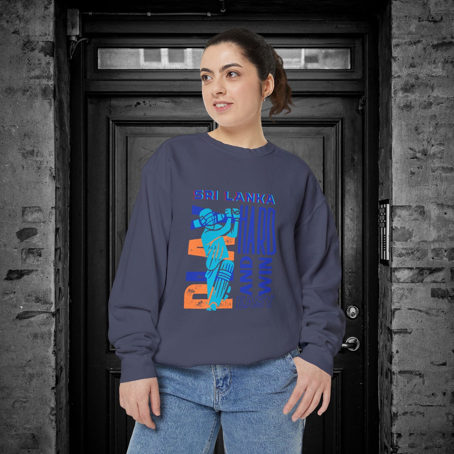 Unisex Garment-Dyed Sweatshirt_ N2 Series SPW USGDSS PT2WW001_ Limited Edition Masterpiece of ‘ZeztZ’ Sports Brand Luxury & Casual Comfort by WesternWaves: