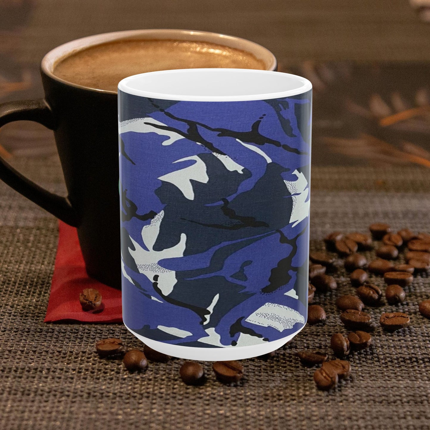 Ceramic Mug, (11oz, 15oz)_ N2+ Series CM10OZ&15OZ PT2WW005_ Limited Edition by WesternWaves: