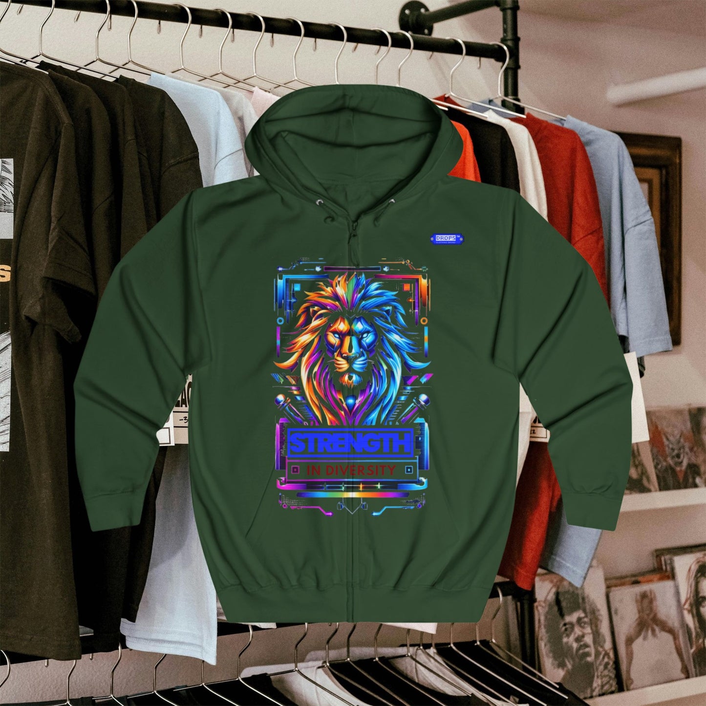 Unisex Full Zip Hoodie_ 21 June 2025_ Limited Edition Stylish Comfort by WesternWaves: