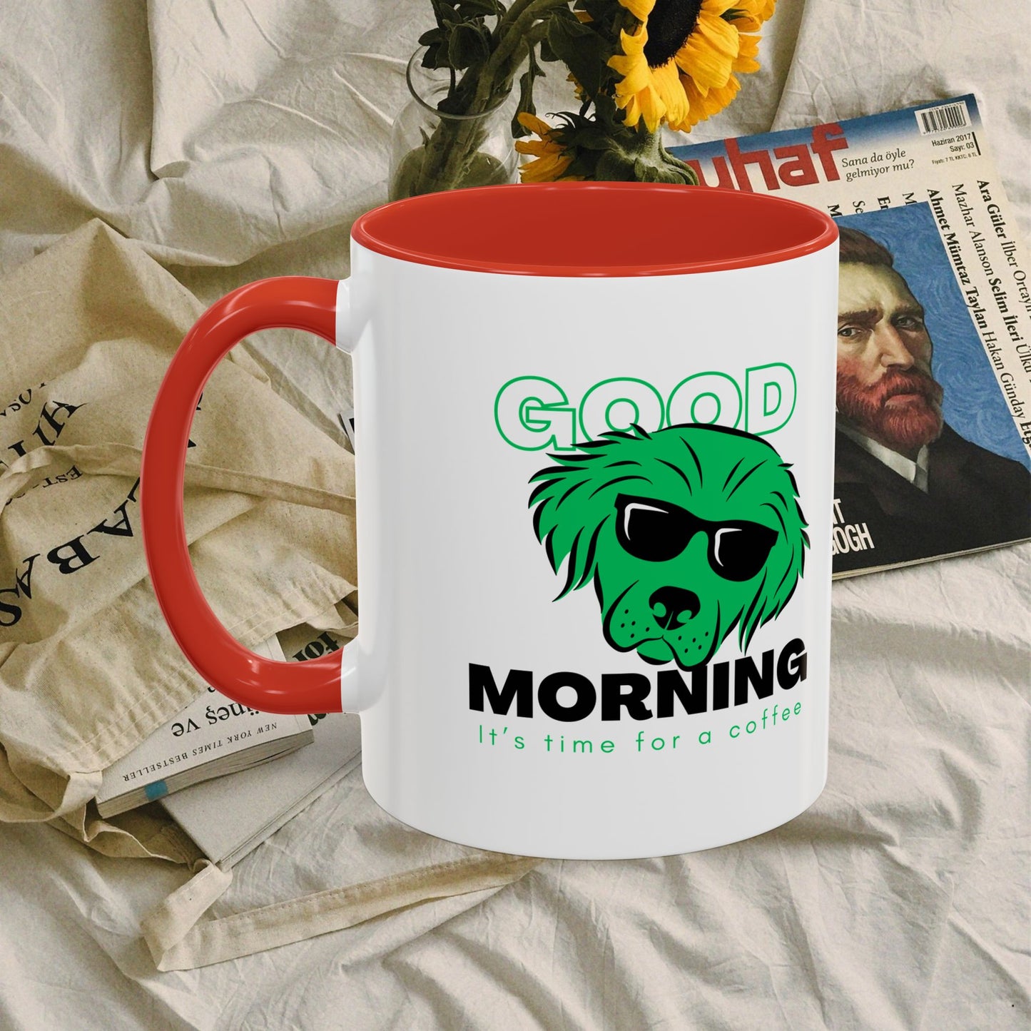 Accent Coffee Mug (11, 15oz)_ N+ Series ACMUG PT2WW012_ Limited Edition Mug by WesternWaves