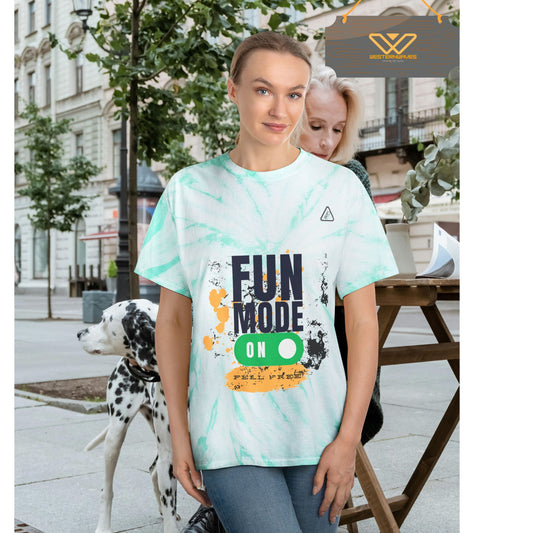 Tie-Dye Tee, Cyclone_ N2 Series T&DTEE PT2WW002_ Retro Style Limited Edition by WesternWaves: