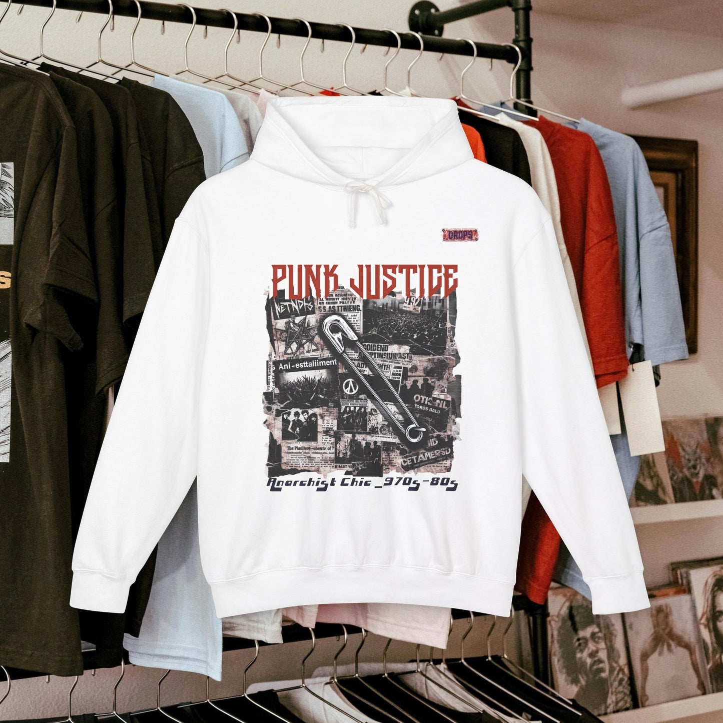 Punk Justice Unisex Lightweight Hoodie_ 01 Sep 2025_ Retro Punk Sweatshirt, 80s Inspired Hooded Sweatshirt, Streetwear Fashion Hoodie, Casual [...]